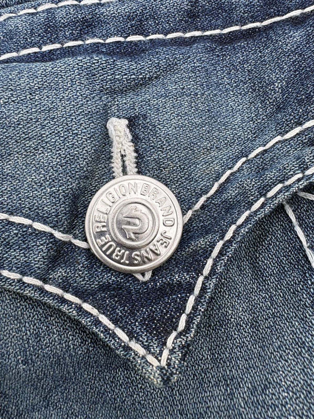 True Religion Vintage True Religion Flared Denim Jeans Size US 36 / EU 52 - 10 Thumbnail
