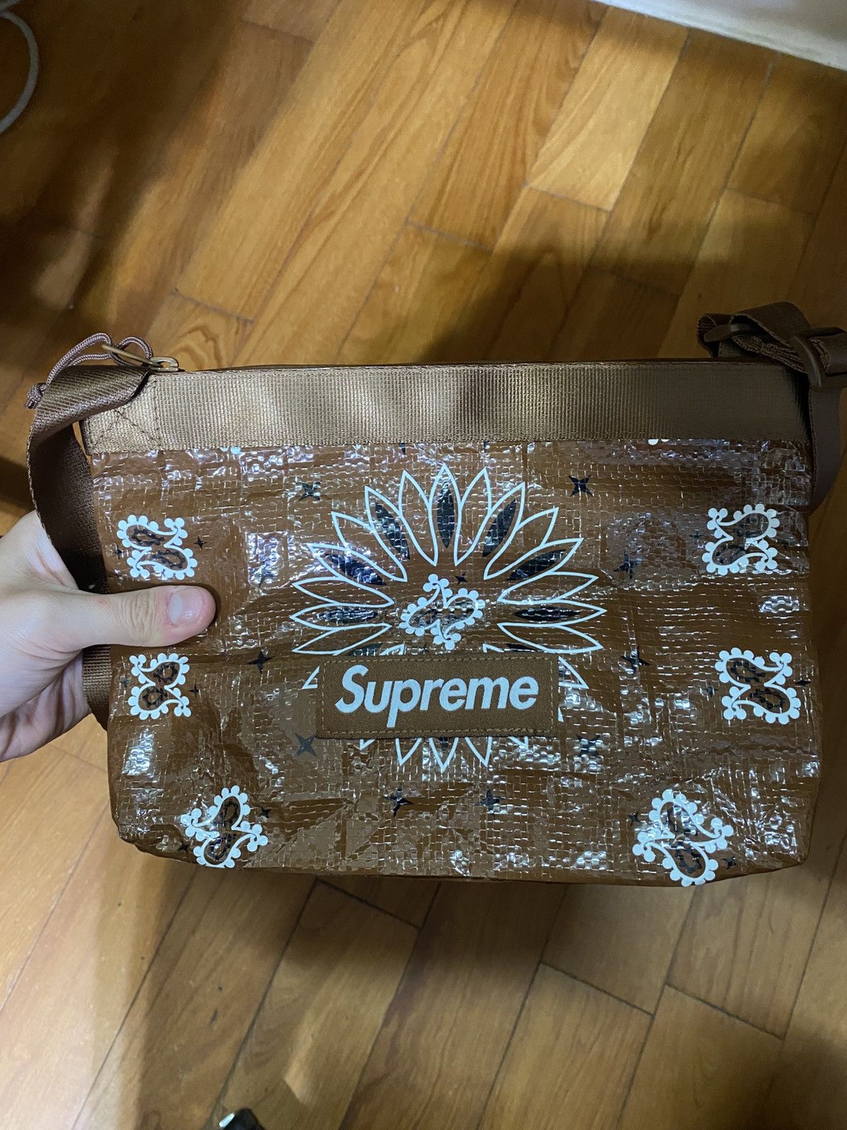 Supreme Supreme Bandana Tarp Side Bag Size ONE SIZE - 1 Thumbnail