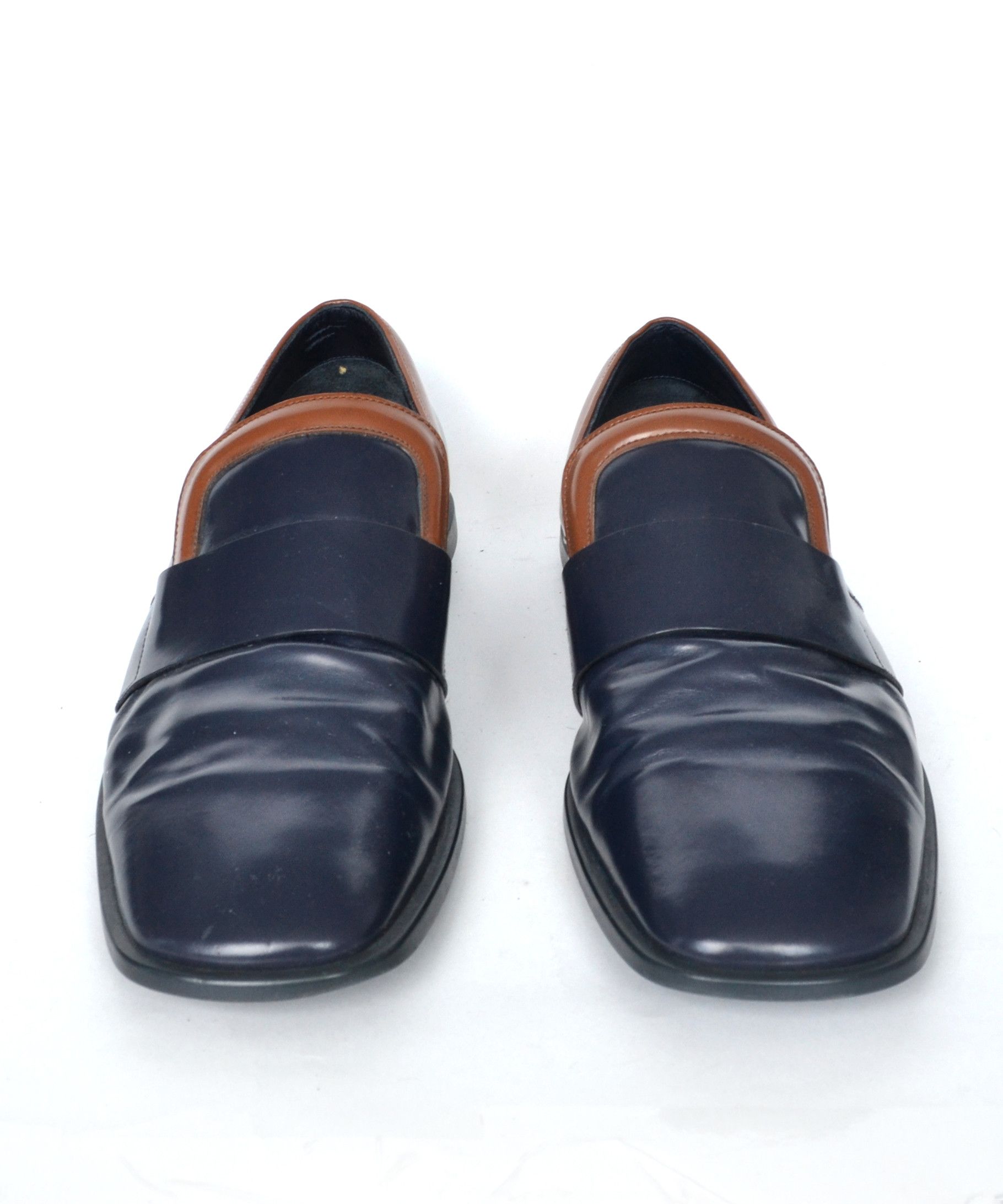 Prada PRADA Shoes Two Toned Square Toe Loafers Blue Sneakers Size US 8.5 / EU 41-42 - 3 Thumbnail