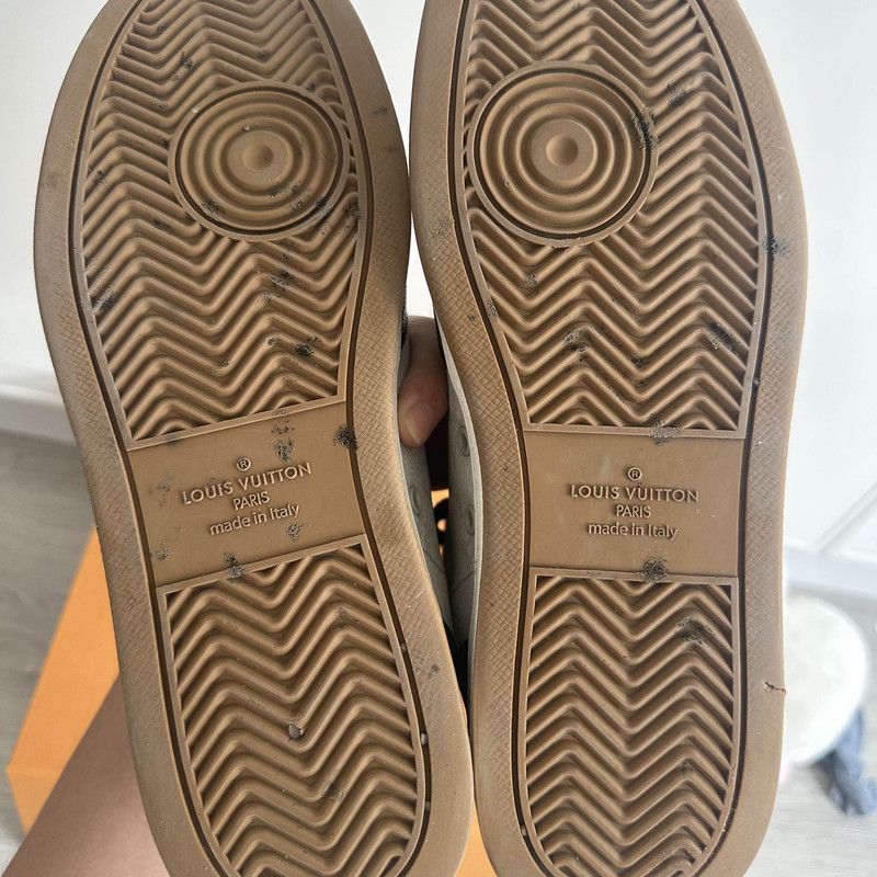 Louis Vuitton Louis Vuitton Rivoli Monogram Strass Sneakers - Size US 8.5 / EU 41-42 - 4 Thumbnail