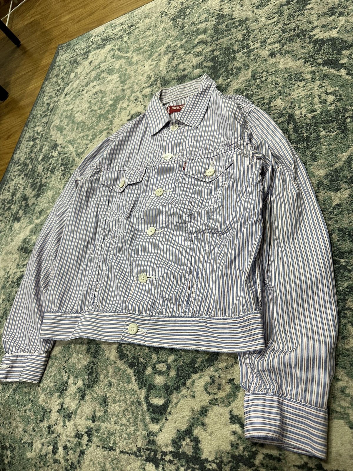 Comme des Garcons AW2002 Junya Watanabe CDG X Levis Hickory Light Jacket Size US M / EU 48-50 / 2 - 21 Thumbnail