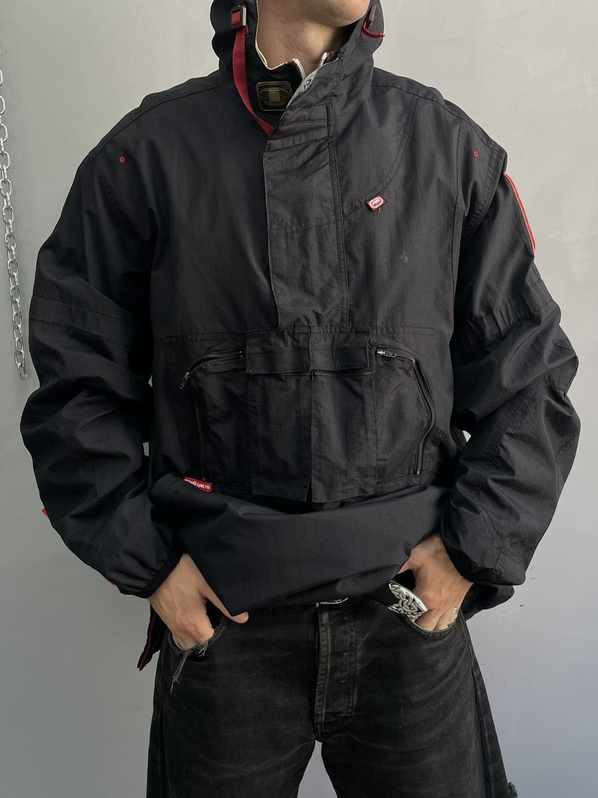Ecko Unltd. Ecko unltd anorak jacket Multipocket rare Oakley style y2k Size US L / EU 52-54 / 3 - 2 Thumbnail