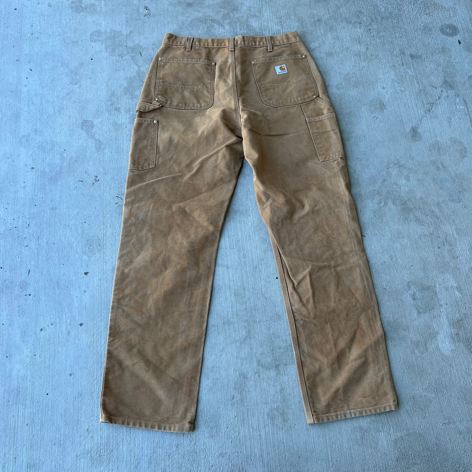 Carhartt × Vintage Carhartt brown double knee work wear carpenter pants Size US 34 / EU 50 - 5 Thumbnail
