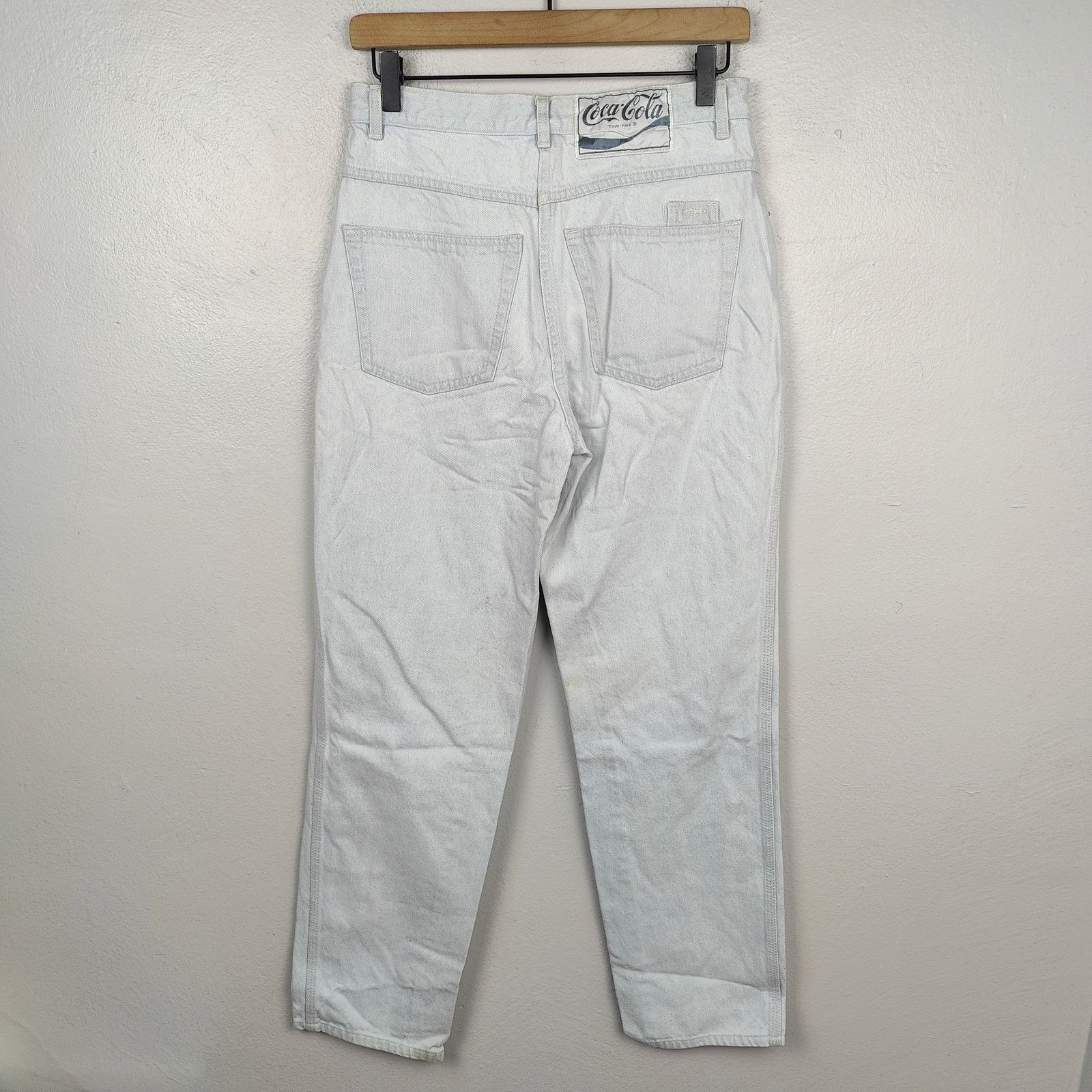 Coca Cola Vintage Coca Cola Jeans Mens 30 Light Wash Straight Fit 80s Size US 30 / EU 46 - 8 Thumbnail