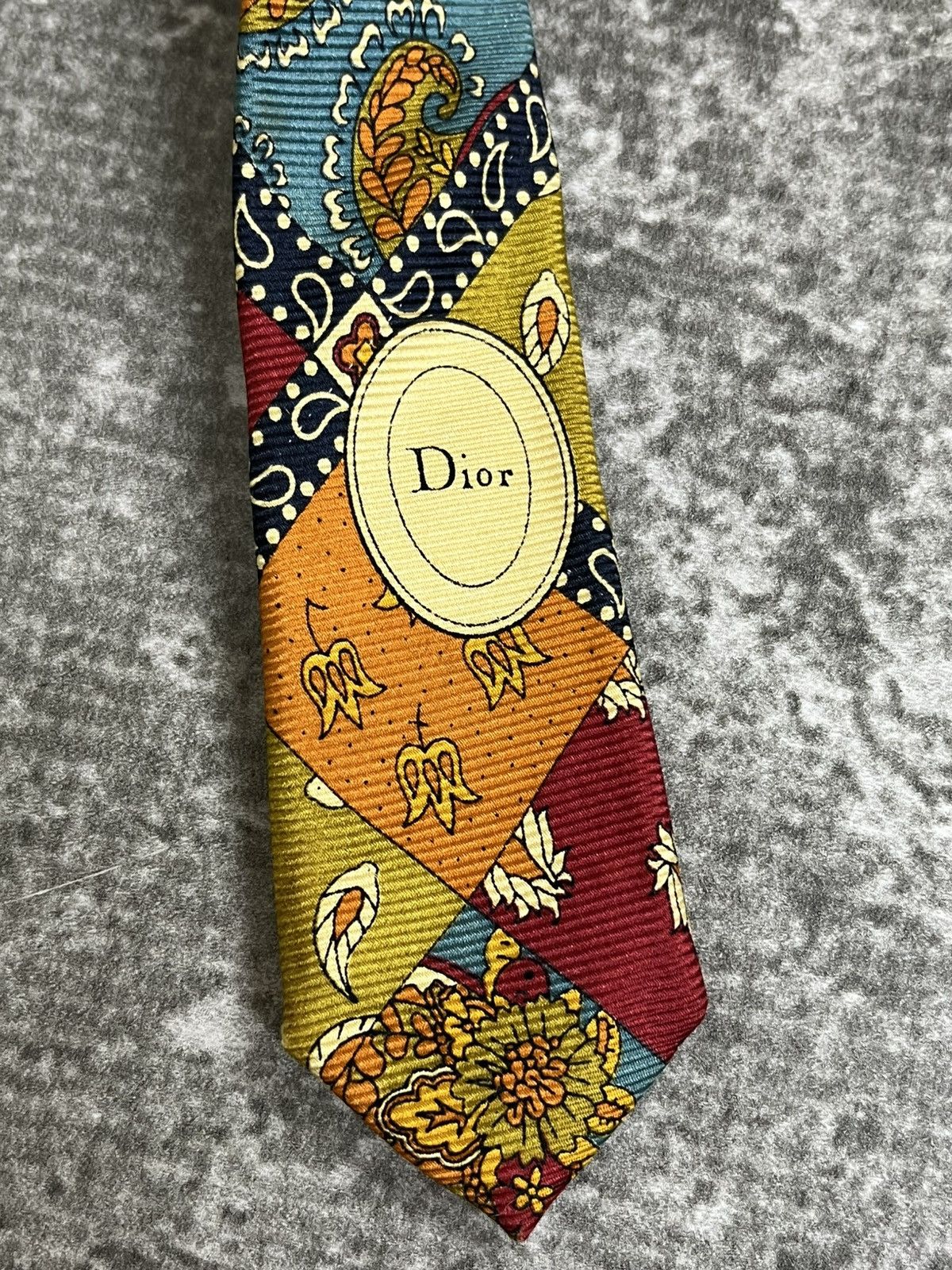 Christian Dior Monsieur Vintage Christian Dior Monsieur Silk Tie Size ONE SIZE - 4 Thumbnail