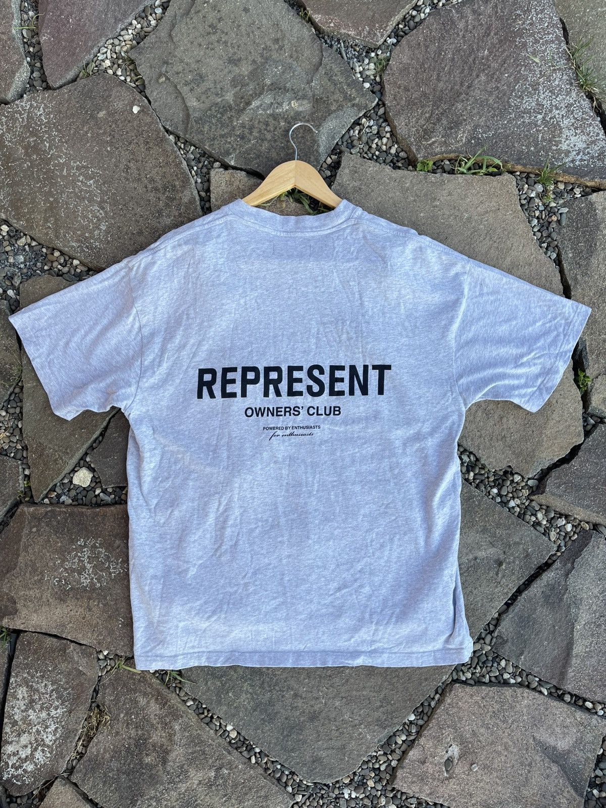 Represent Clo. Represent Owners Club Grey big logo t-shirt Size US M / EU 48-50 / 2 - 15 Thumbnail