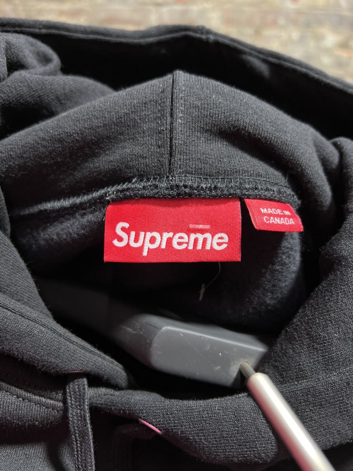 Antihero × Supreme Supreme Antihero Hoodie Black Sz. XL Size US XL / EU 56 / 4 - 3 Thumbnail