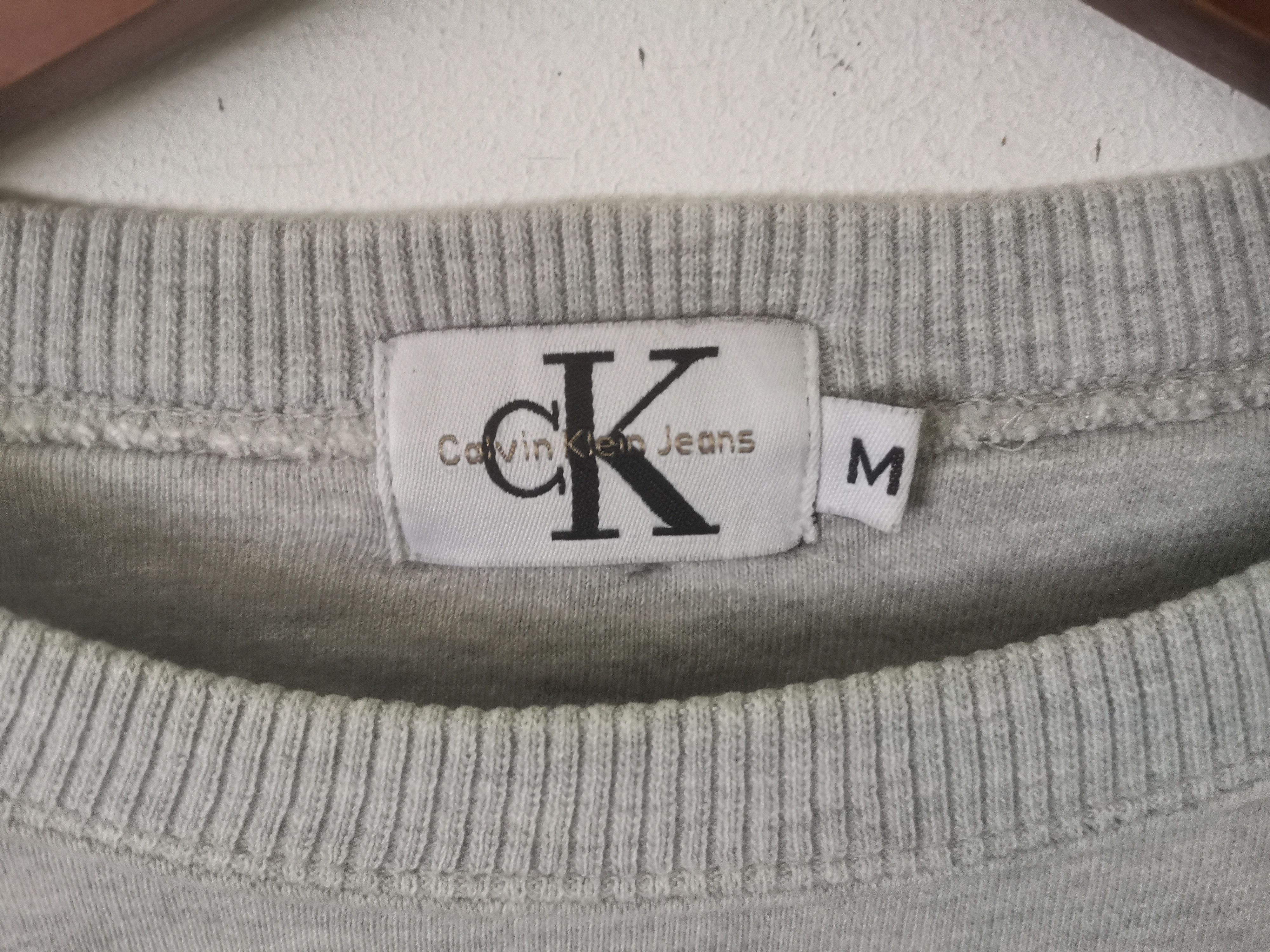Calvin Klein × Vintage Rare Vintage Calvin Klein sweatshirt grey colour Size US M / EU 48-50 / 2 - 4 Thumbnail