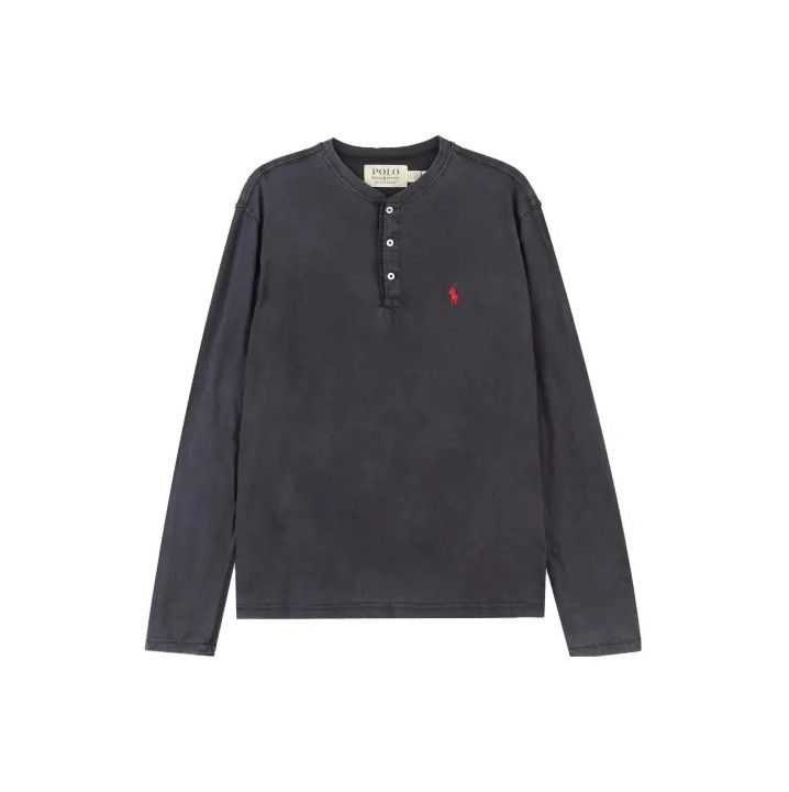 Polo Ralph Lauren Polo Ralph Lauren SS23 Men's Solid Henley Long-Sleeve T-Shirt Size US M / EU 48-50 / 2 - 1 Thumbnail