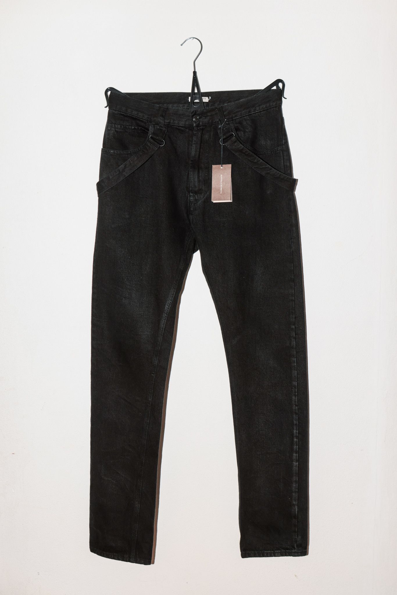 Bottega Veneta Bottega Veneta – Black Cotton, Slim Fit, Size 46 Size US 30 / EU 46 - 1 Thumbnail