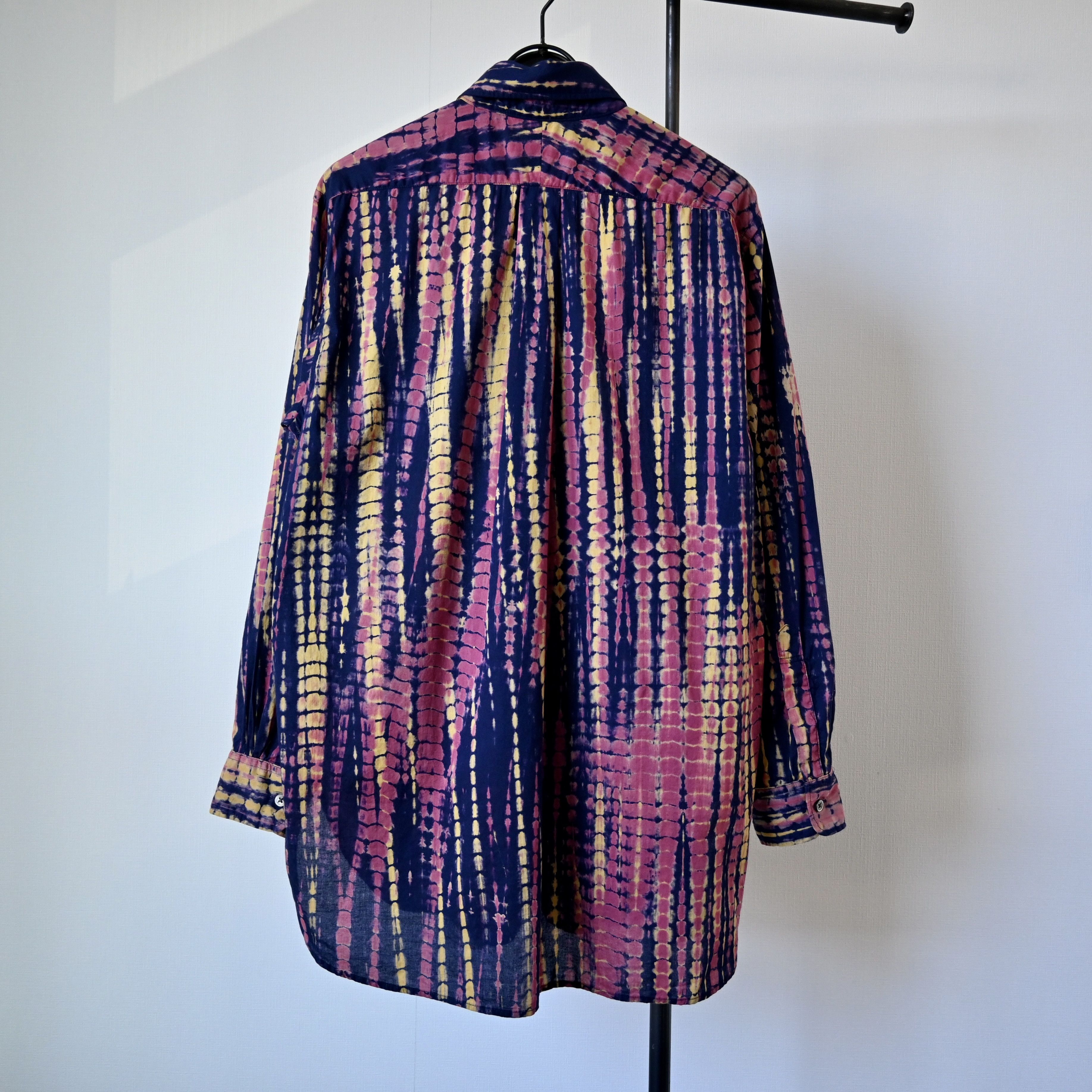 Engineered Garments Engineered Garments "19th Century Shirt" Lawn batik stripe Size US S / EU 44-46 / 1 - 2 Thumbnail