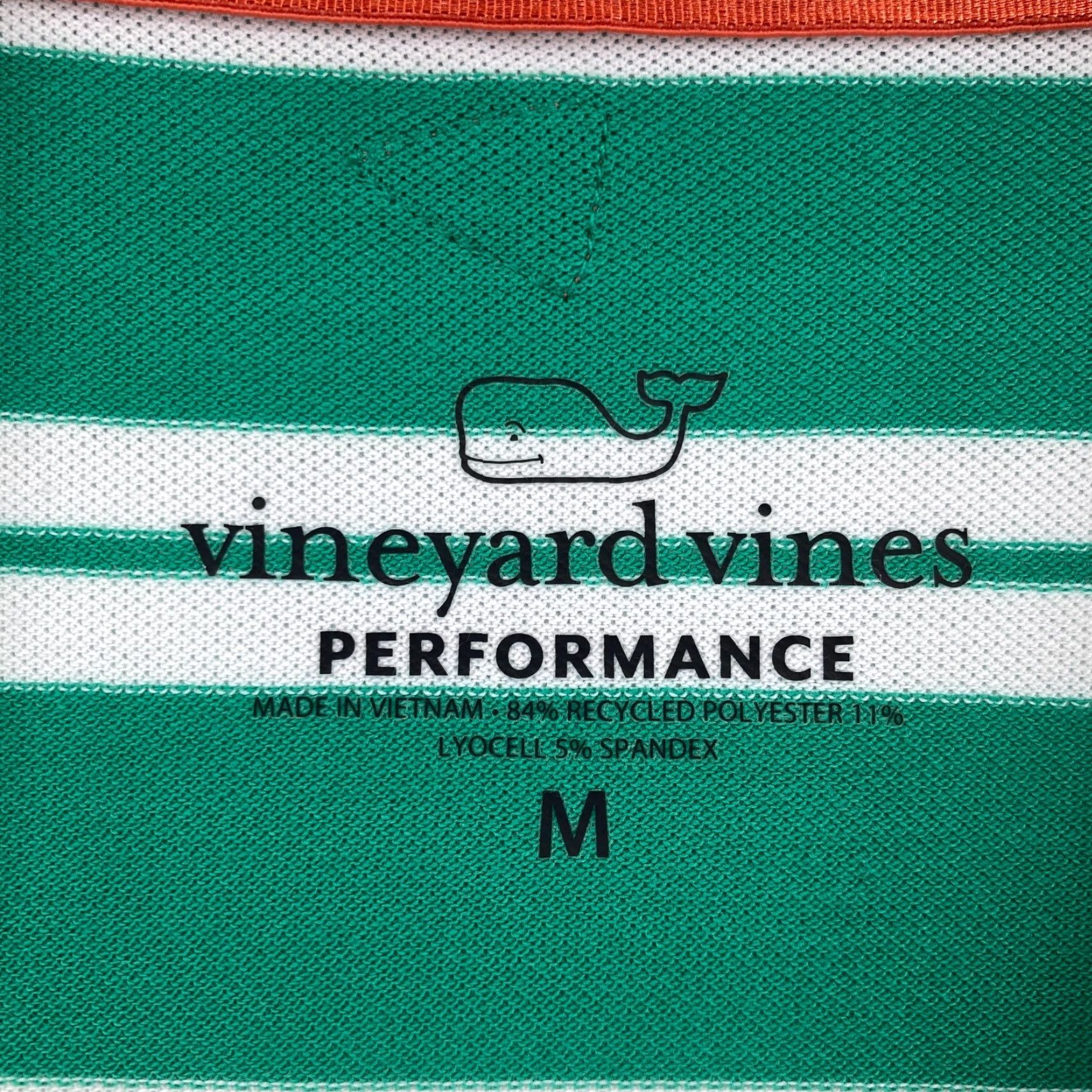 Vineyard Vines Vineyard Vines Performance Polo Shirt Mens Medium Green Blue Striped Preppy Golf Size US M / EU 48-50 / 2 - 3 Thumbnail