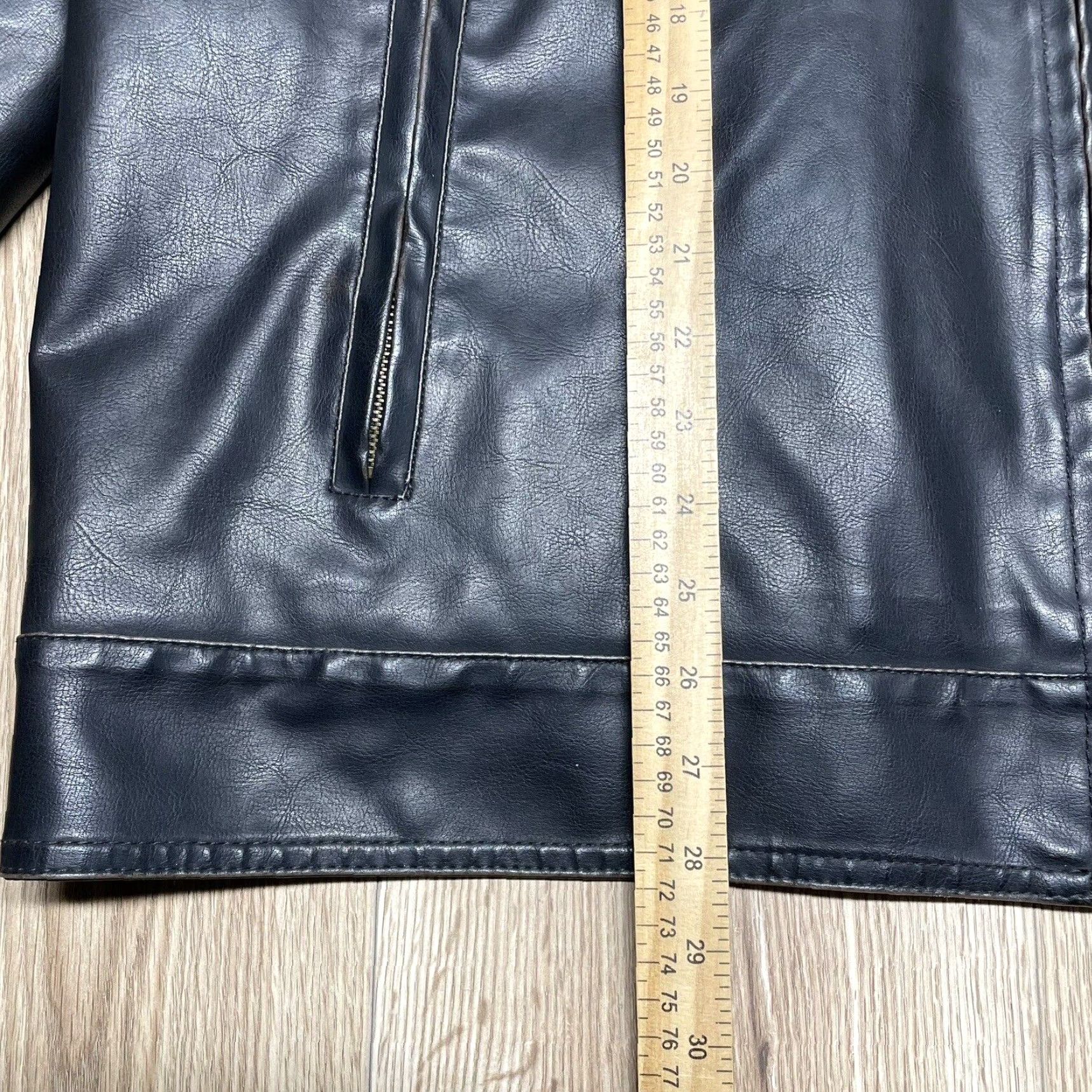Levi's Levi's Jacket Mens 2xl Black Faux Leather Hooded Jacket Size US XXL / EU 58 / 5 - 6 Thumbnail