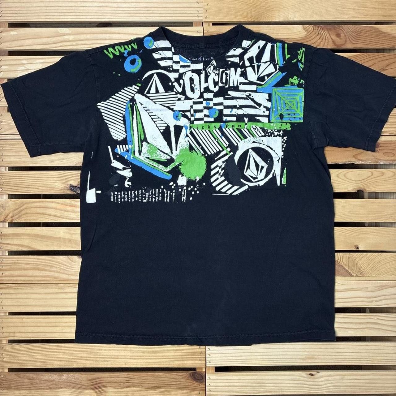 Volcom Volcom Stone Black Y2K AOP Surf Tee Size Large | Grailed