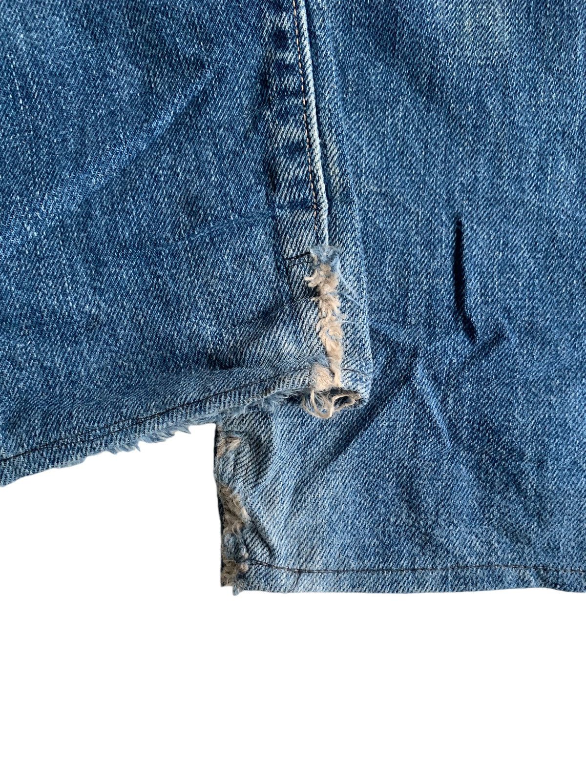 Japanese Brand × Jean Vintage Hr Market Button Fly Selvedge Distressed Denim Size US 30 / EU 46 - 21 Thumbnail