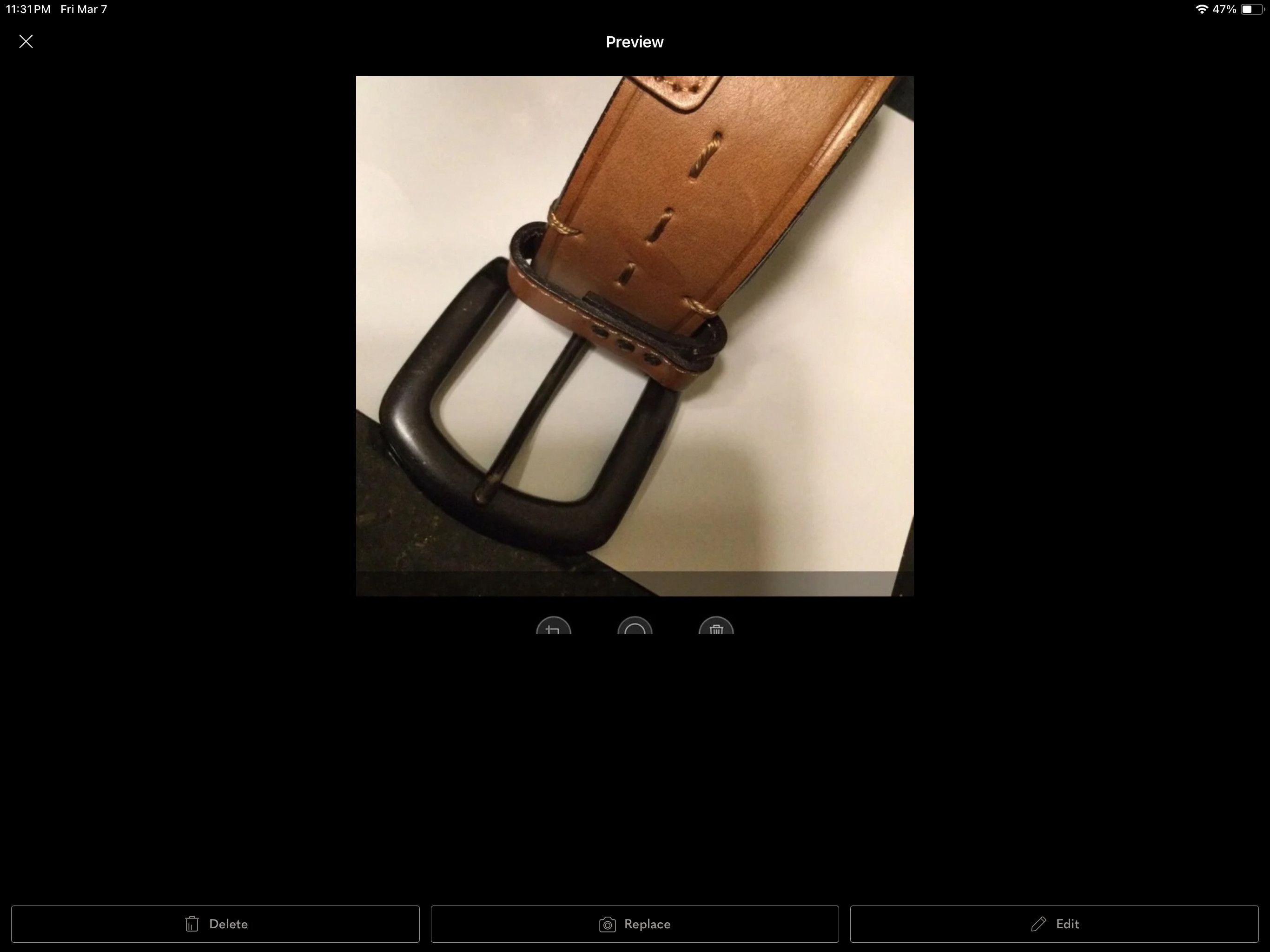 Andrew Marc Men’s MARC New York Belt Size 32 - 4 Thumbnail