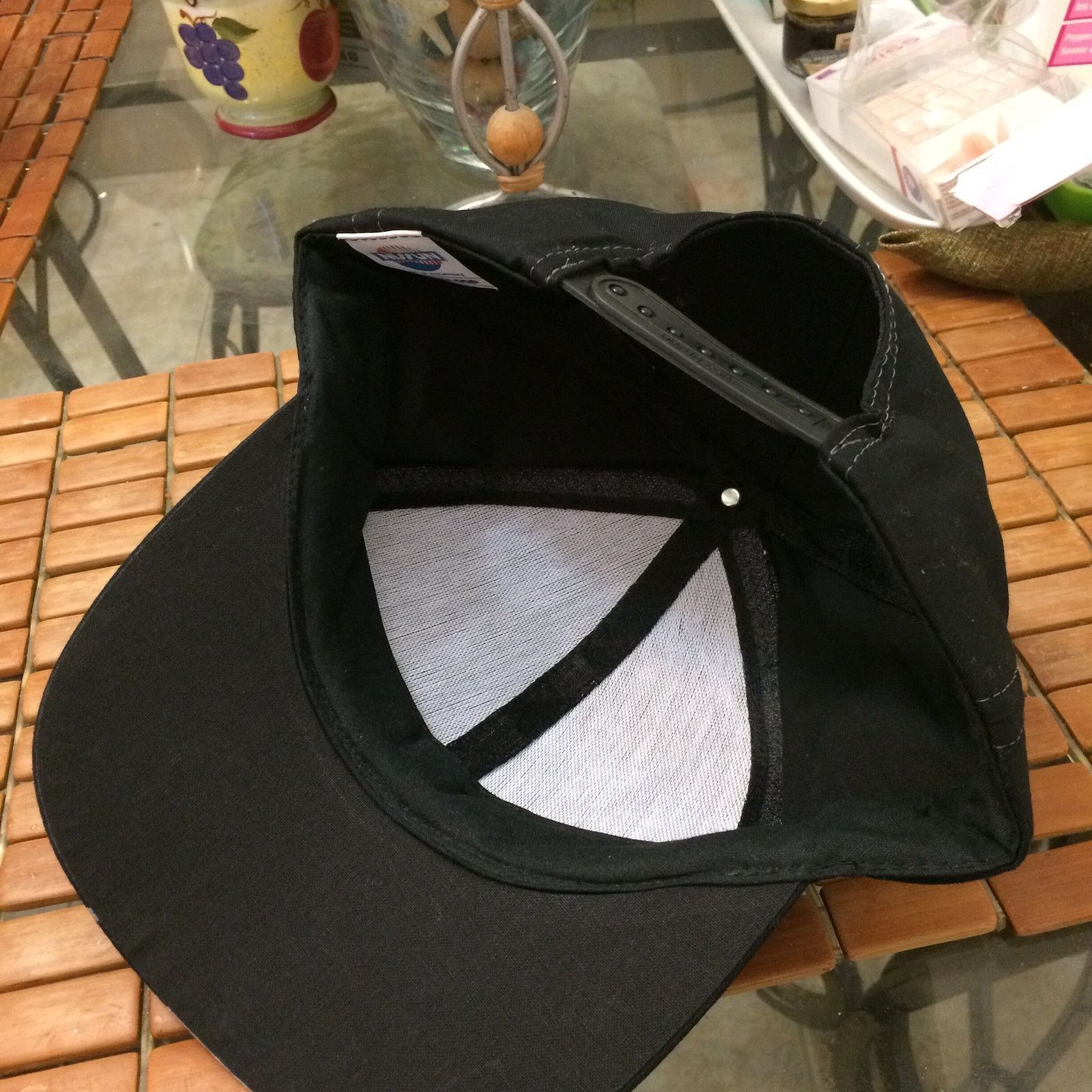 Nissan Vintage blank NASCAR flags Snapback Hat 1990s Size ONE SIZE - 5 Thumbnail