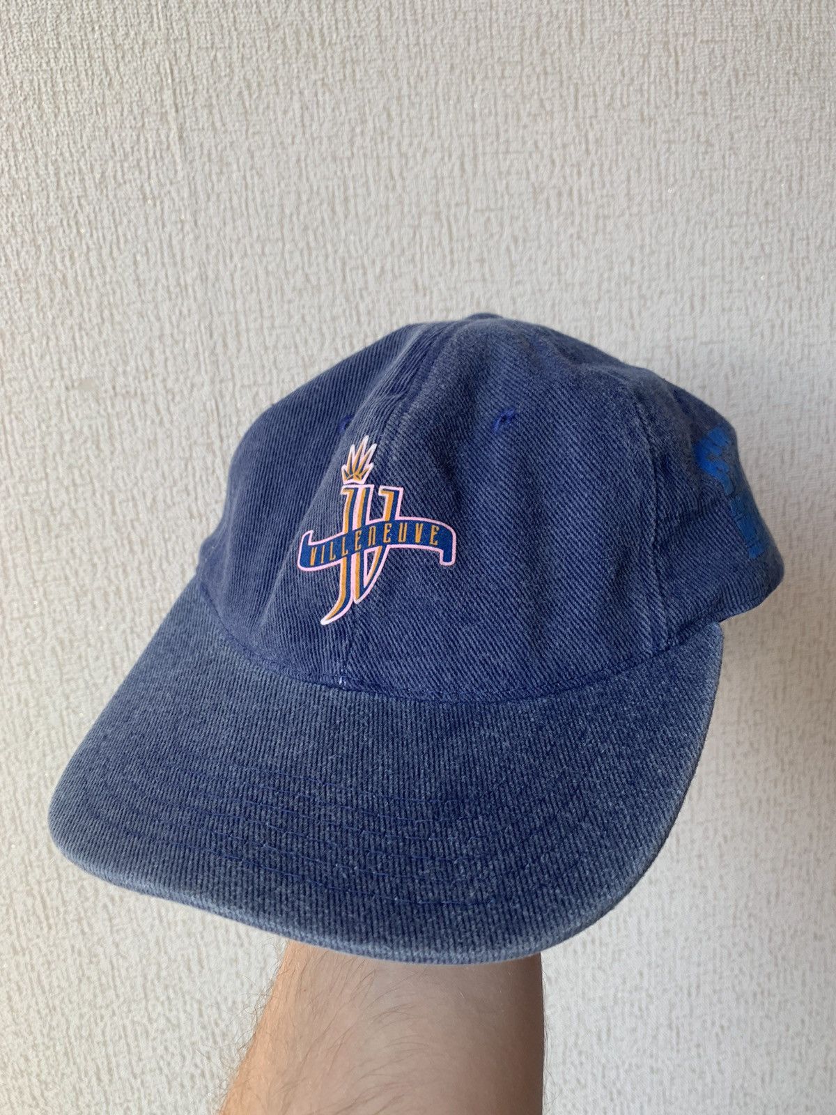 Vintage 1987 Jacques Villeneuve Formula 1 vintage hat cap Size ONE SIZE - 1 Thumbnail