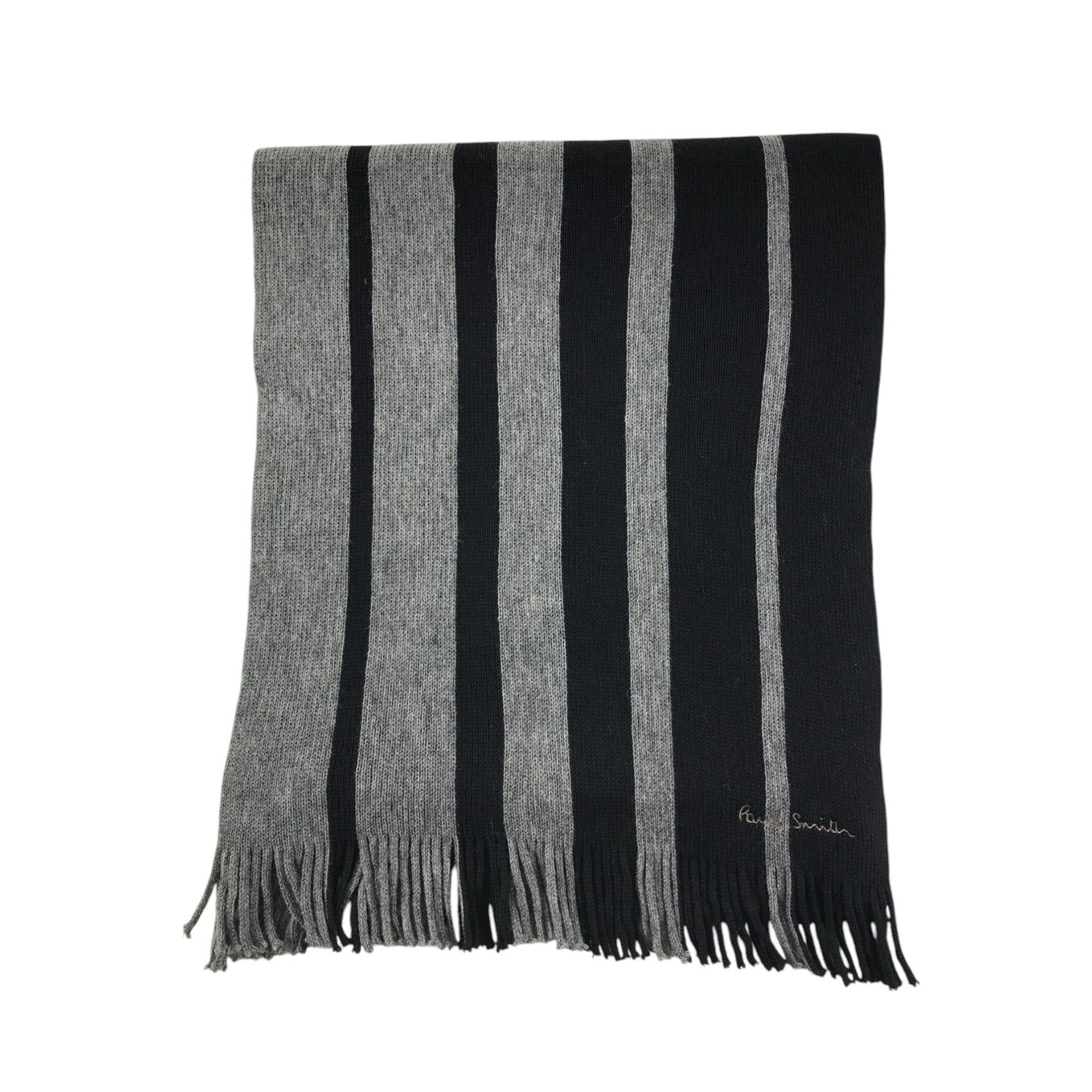 Paul Smith × Vintage Paul Smith Scarf / Muffler / Neckwear - WW2805 Size ONE SIZE - 2 Thumbnail
