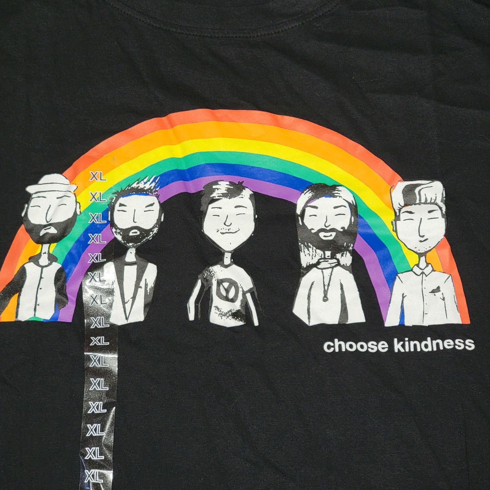 Other Queer Eye Rainbow Unisex Tee "Choose Kindness" - Size XL NWT Size US XL / EU 56 / 4 - 2 Thumbnail