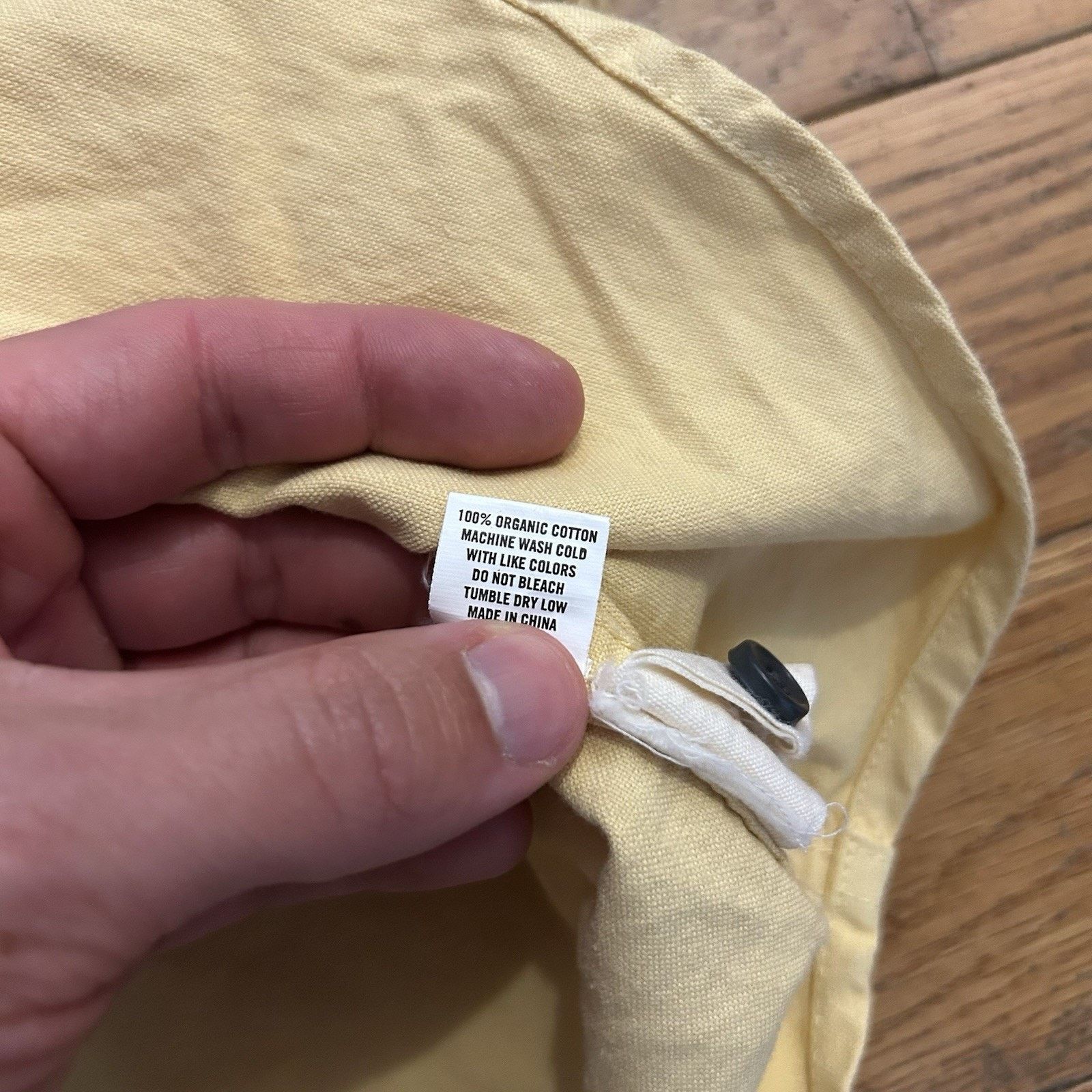 Taylor Stitch Yellow Oxford Organic Cotton Button Up Shirt 40 Medium Size US M / EU 48-50 / 2 - 4 Thumbnail
