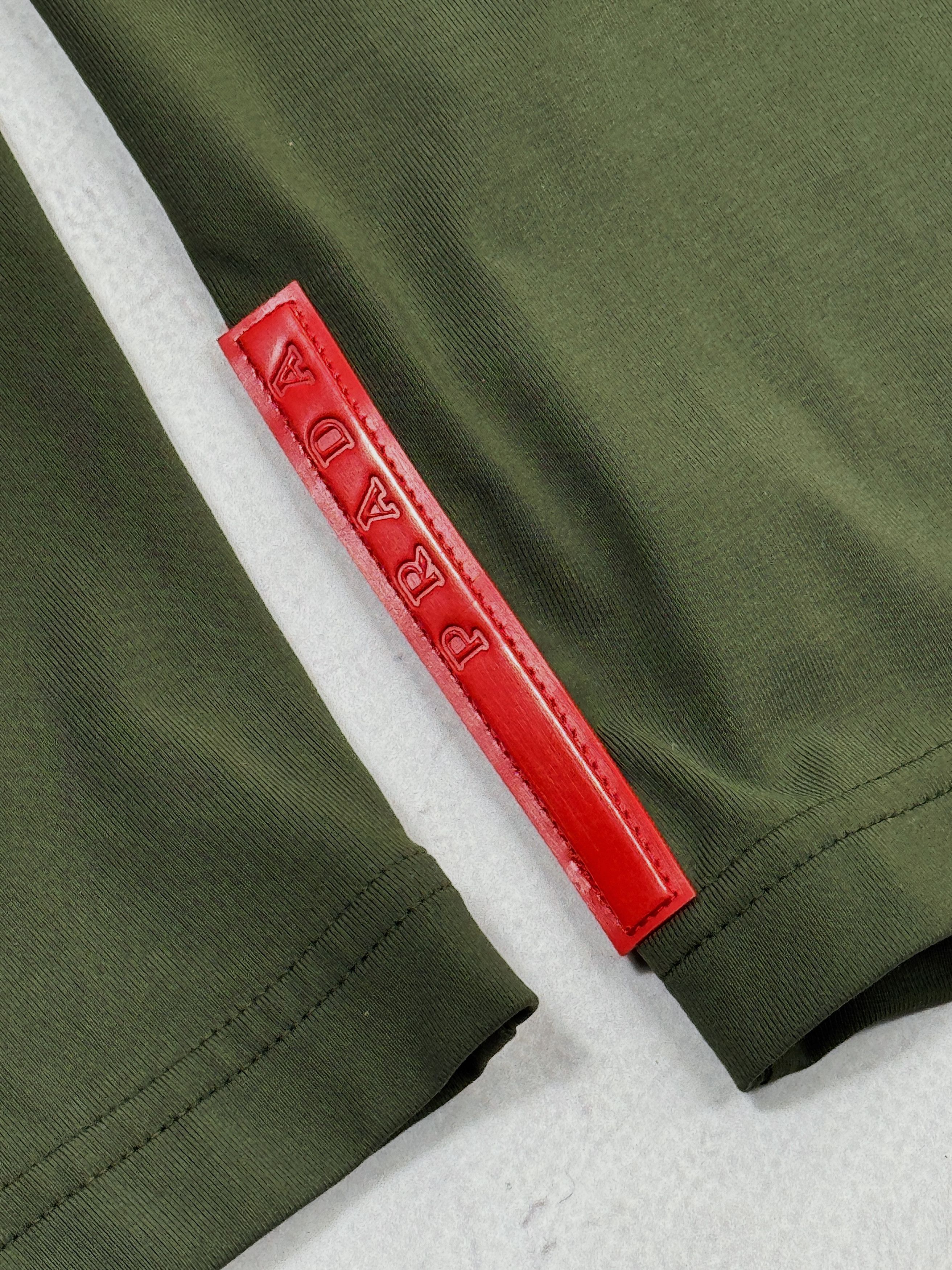 Prada Prada Nylon Hoodie Red Tab Olive Green Size US S / EU 44-46 / 1 - 11 Thumbnail
