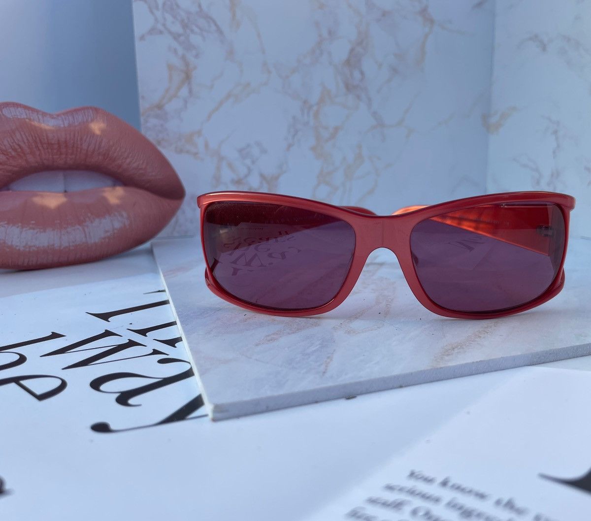 Prada Prada vintage red sunglasses SPR01F Size ONE SIZE - 12 Thumbnail