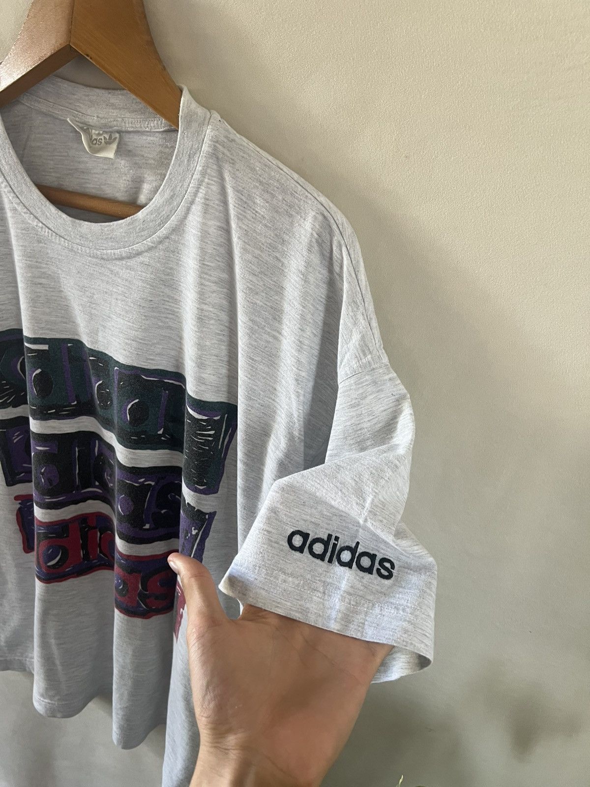 Adidas Tshirt Adidas Vintage 90’s Size US XL / EU 56 / 4 - 2 Thumbnail