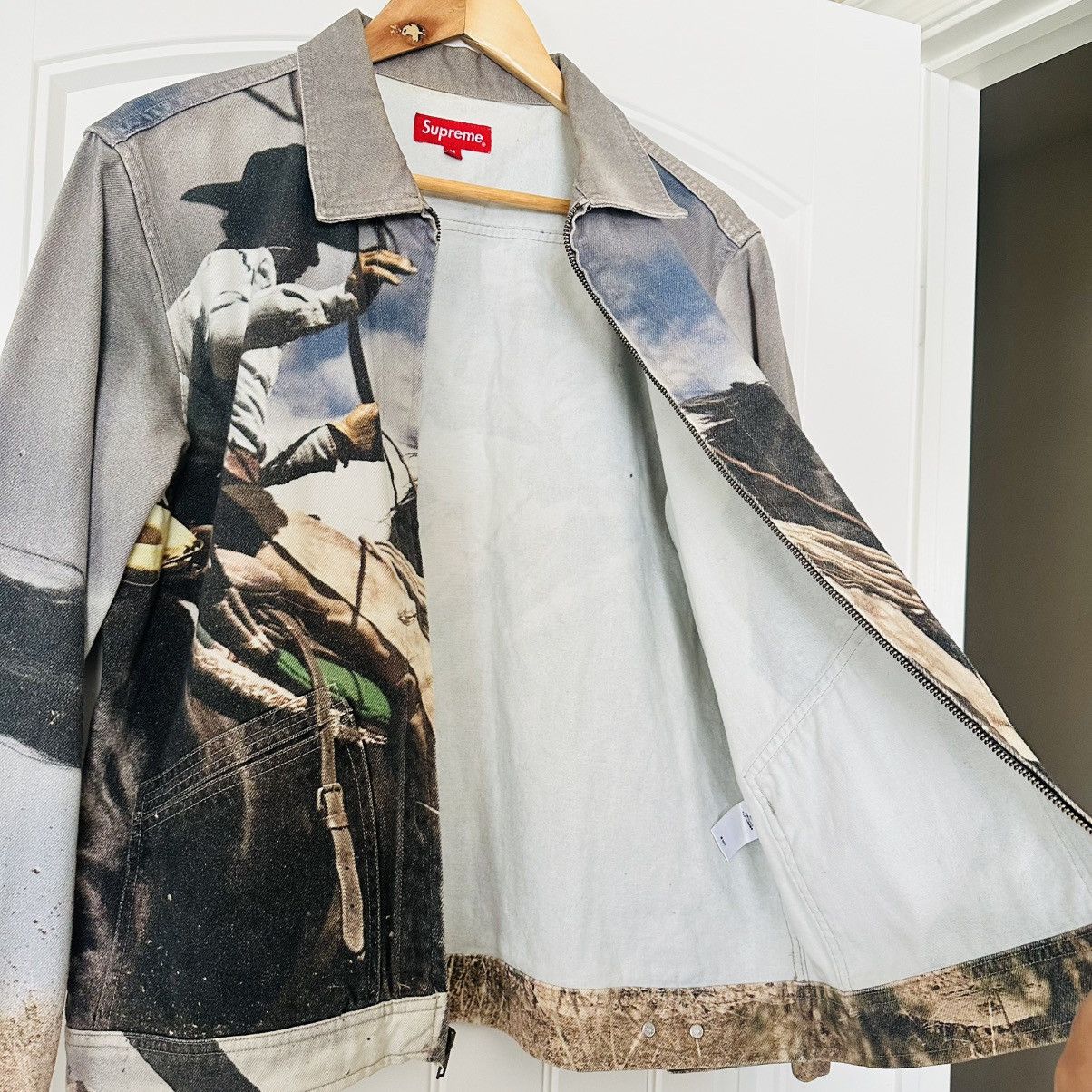 Supreme Supreme Denim Cowboy Jacket Size US M / EU 48-50 / 2 - 4 Thumbnail