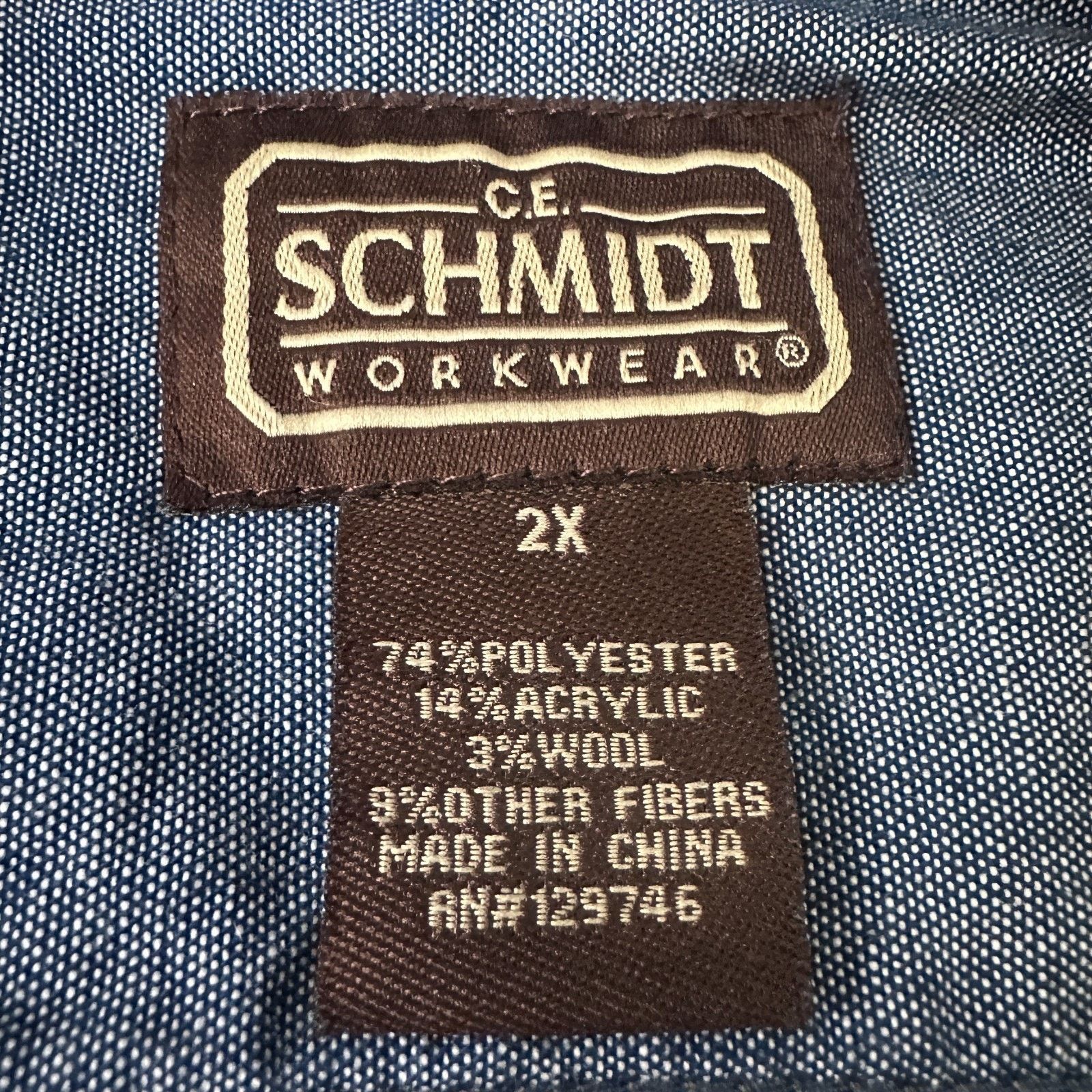 Other C.E. Schmidt Workwear Flannel Fleece Jacket Men 2X Shacket Size US XXL / EU 58 / 5 - 6 Thumbnail
