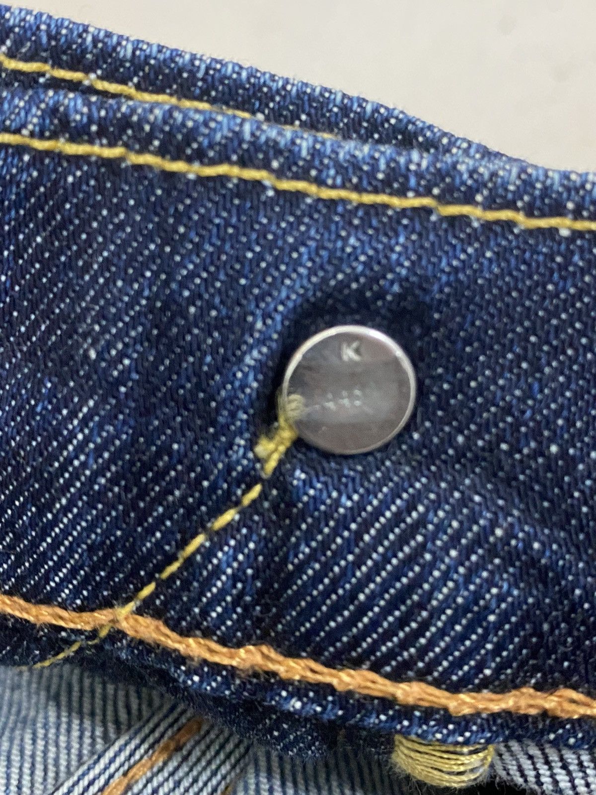 Japanese Brand × Levi's Levis 508 K445 Blue Jean Washed Distress Slim Fit Style Size US 31 - 15 Thumbnail