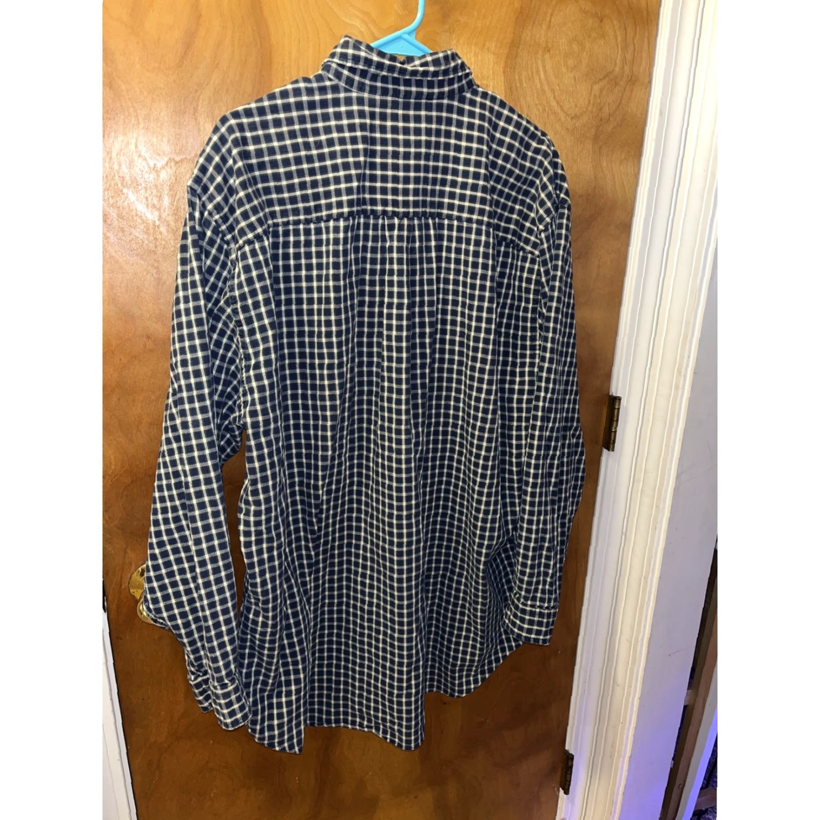 Abercrombie & Fitch VINTAGE Abercrombie & Fitch Men's Cotton Plaid Shirt XL Long Sleeve Button-Down Casual Fall Winter Green Blue 90s Size US XL / EU 56 / 4 - 6 Thumbnail