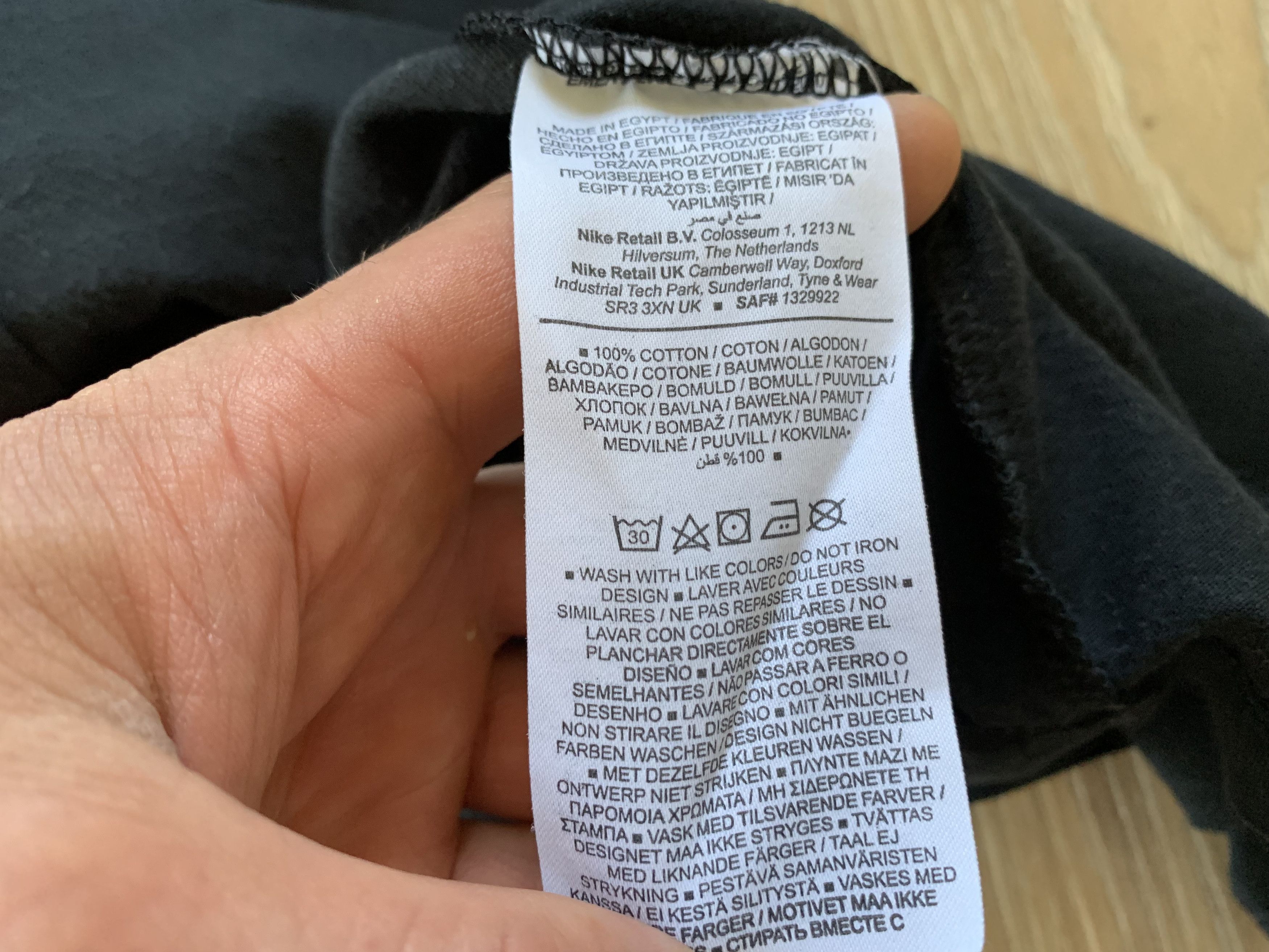 Nike The Nike Tee Black Cotton Printed T Shirt 2022 Size US L / EU 52-54 / 3 - 8 Thumbnail