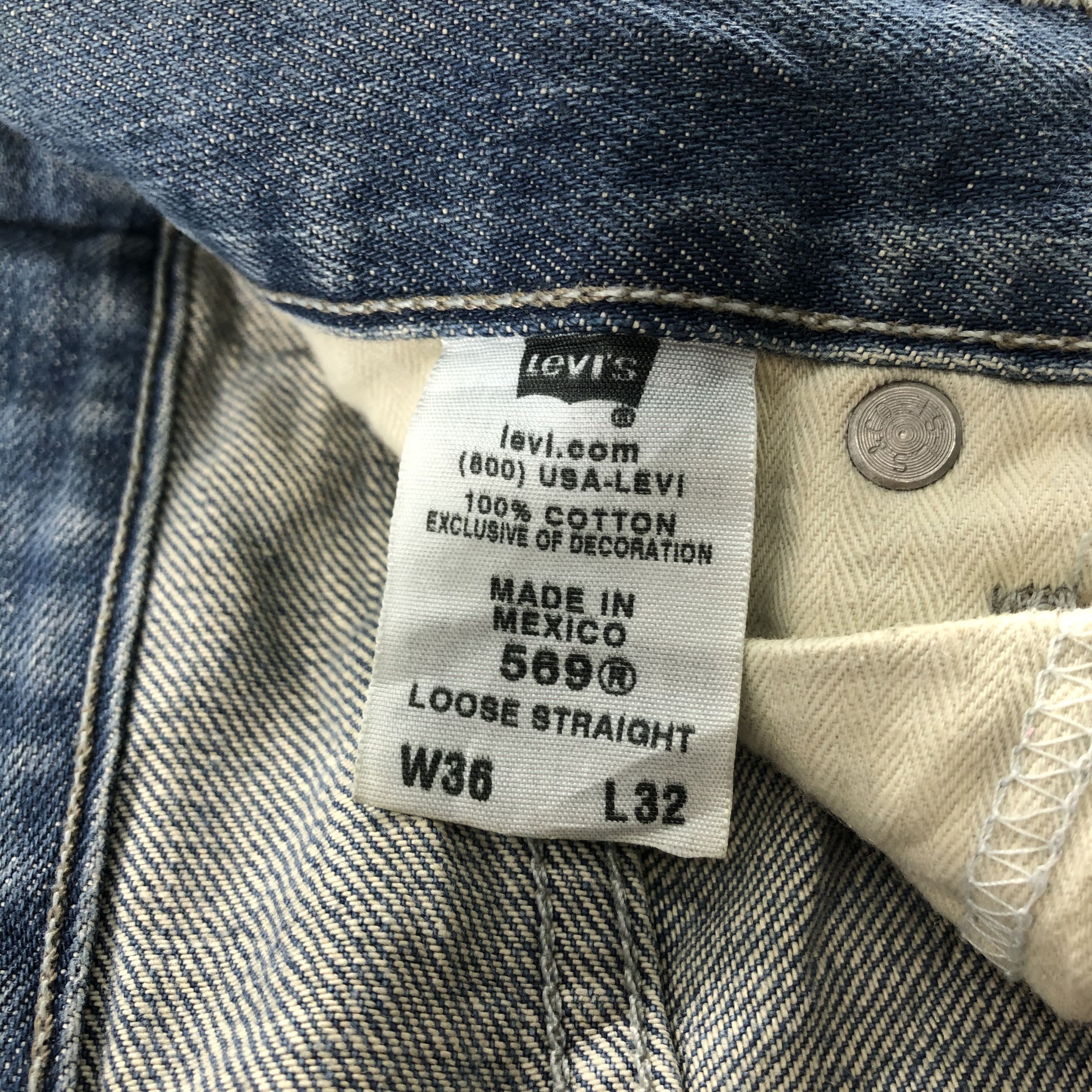Levi's Vintage Levis 569 Jeans- J1346 Size US 37 - 10 Thumbnail