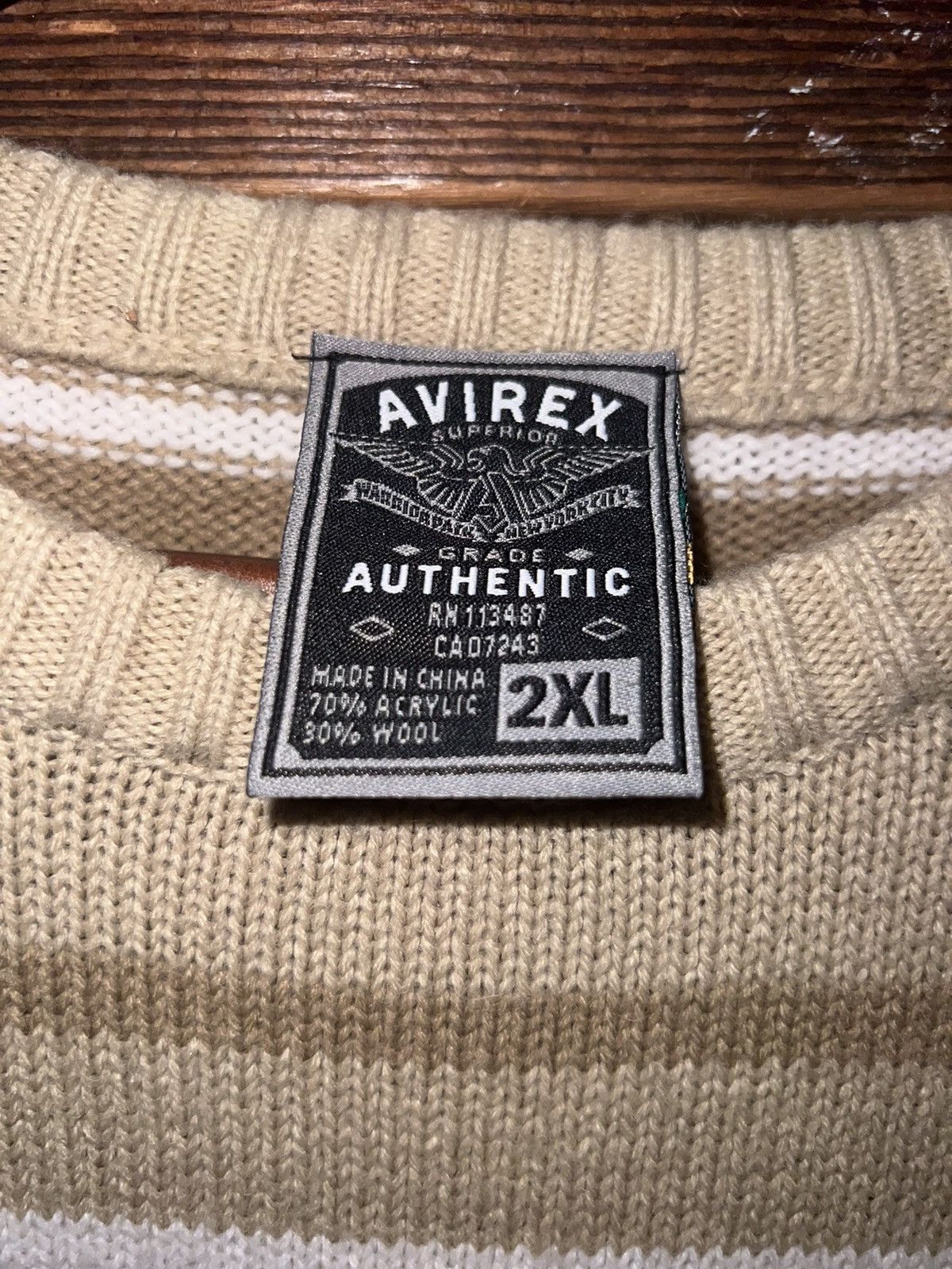 Avirex 🔥Avirex🔥 Vintage Knit Sweater Size US XXL / EU 58 / 5 - 4 Thumbnail