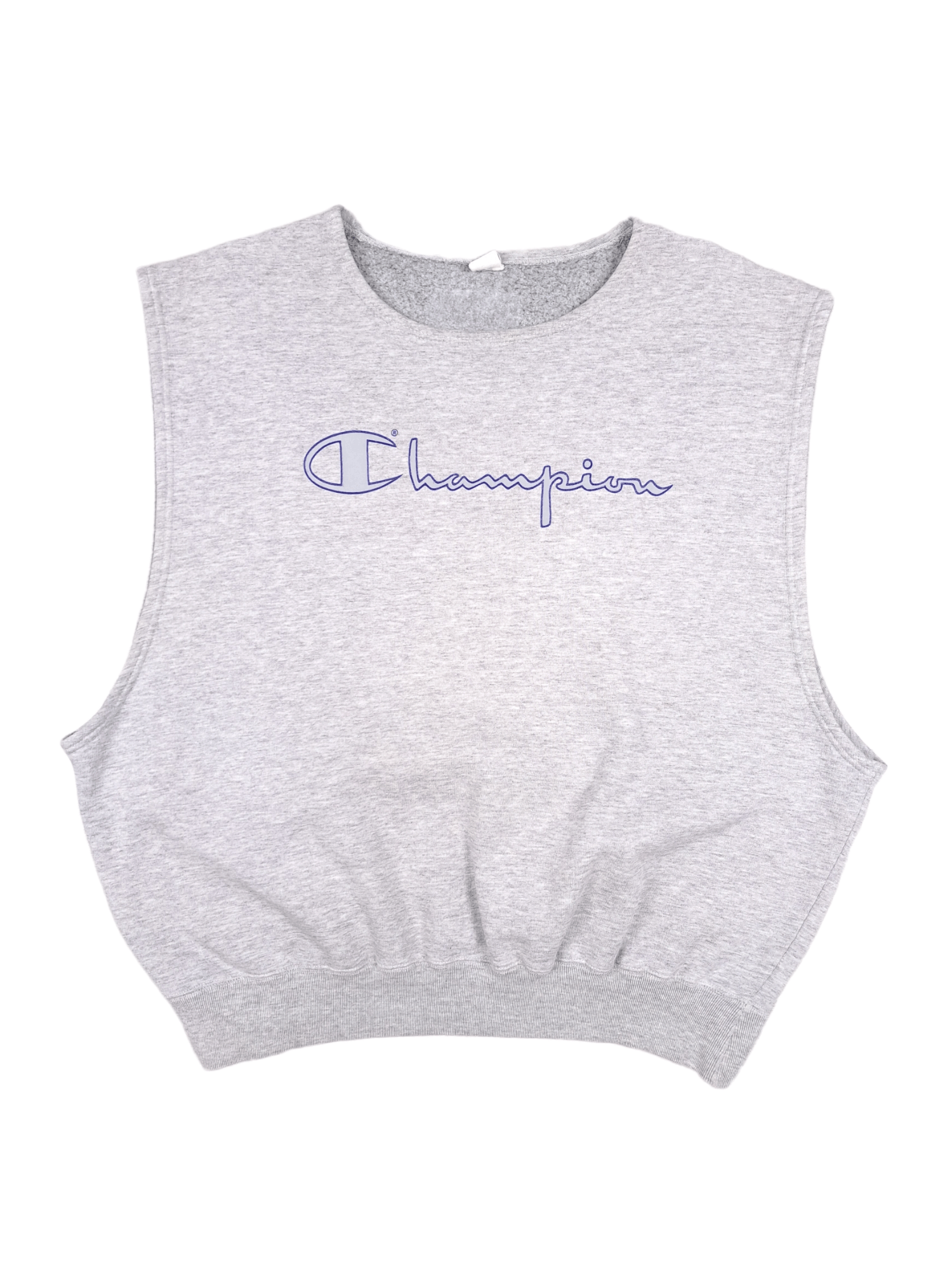 Champion × Vintage 💎 00's Champion Reverse Wave Vintage Vest Boxy Sweatshirt Size US XL / EU 56 / 4 - 1 Thumbnail