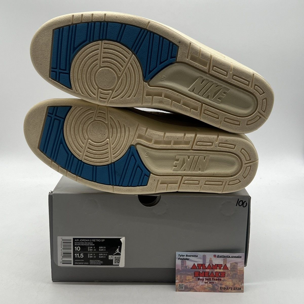 Jordan Brand Union la X air Jordan 2 rattan Size US 10 / EU 43 - 8 Thumbnail