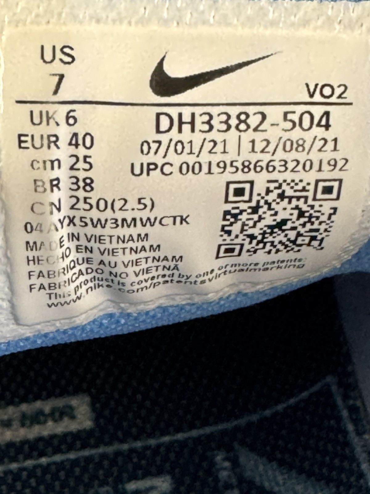 Nike Nike Metcon 7AMP light marine blue training shoes M7/W9 Size US 8.5 / IT 38.5 - 4 Thumbnail