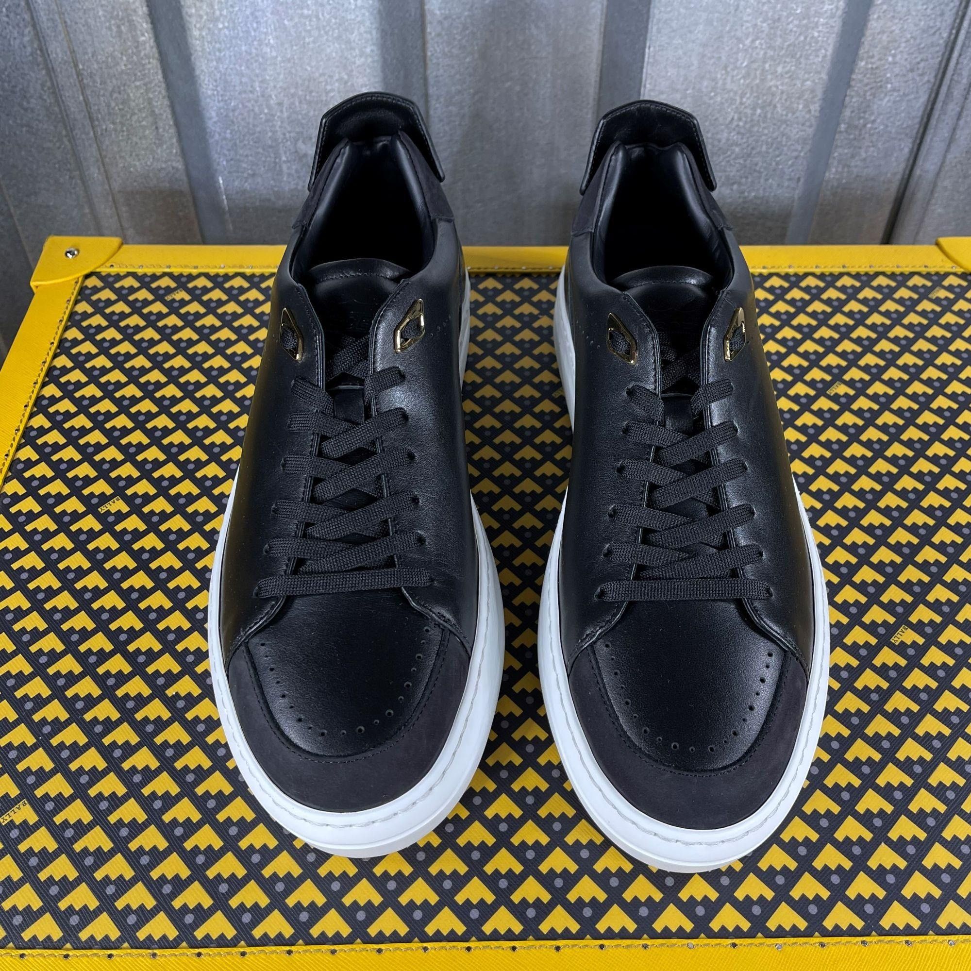 Buscemi Buscemi Uno Sport Black Leather Sneakers US 7 EU 40 Size US 7 / EU 40 - 3 Thumbnail