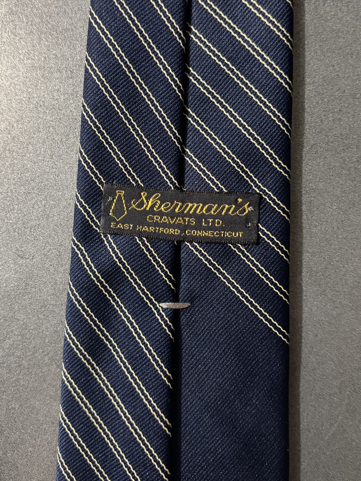 Vintage Vintage Sherman's Cravats Neck Tie Stripe Rowing Preppy Polo Size ONE SIZE - 8 Thumbnail