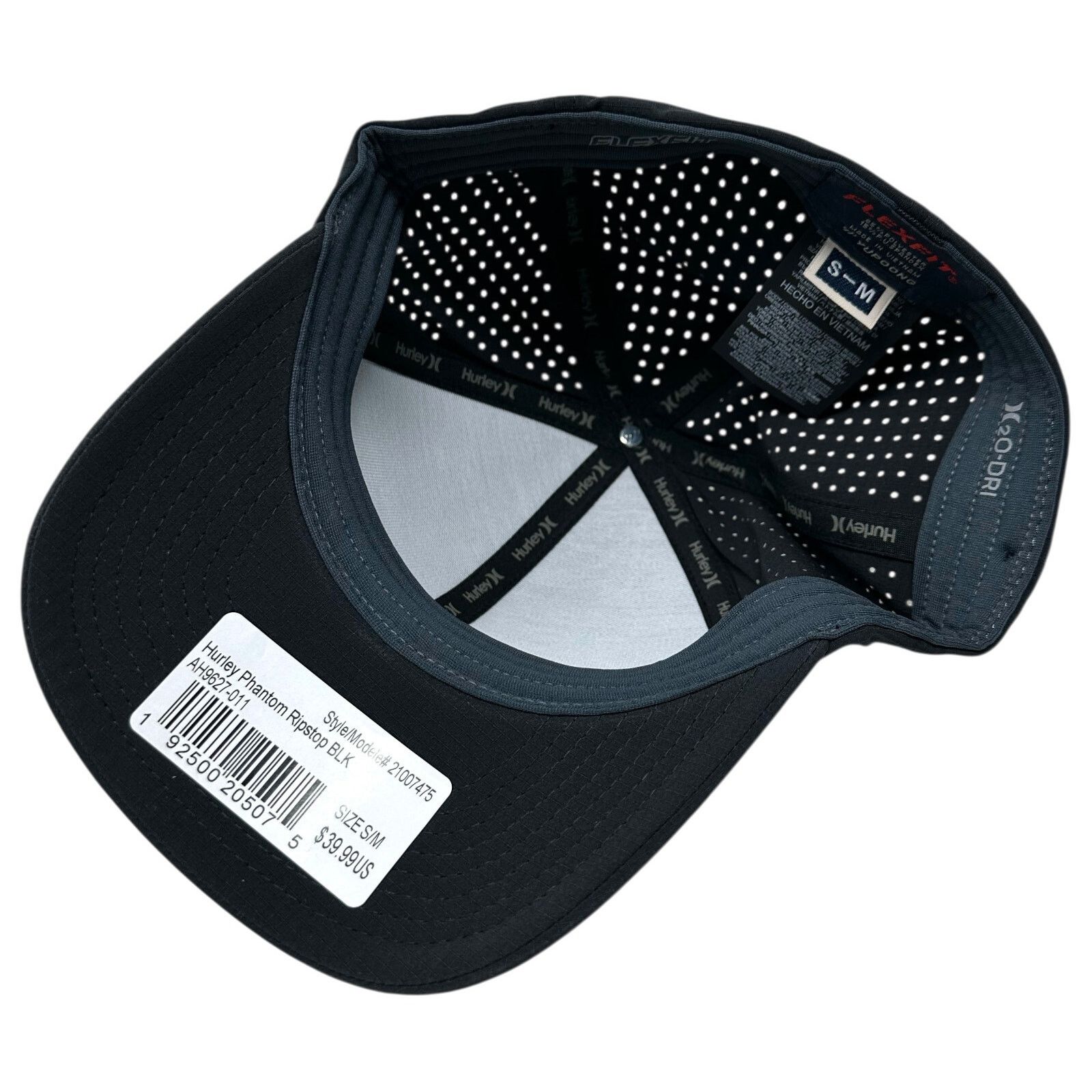 Hurley Hurley Phantom Ripstop H2O Dri-Fit Flex Fit Cap Hat in S/M Size ONE SIZE - 5 Thumbnail