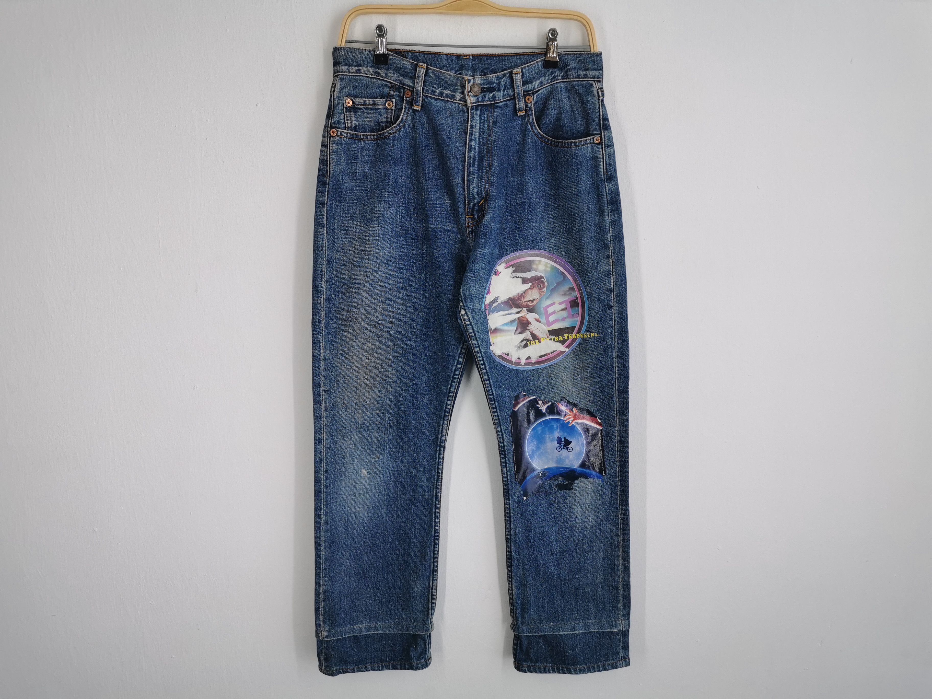 Levi's Vintage Levis X ET Movie Denim Jeans Made In Japan Size 31 Size US 31 - 1 Thumbnail