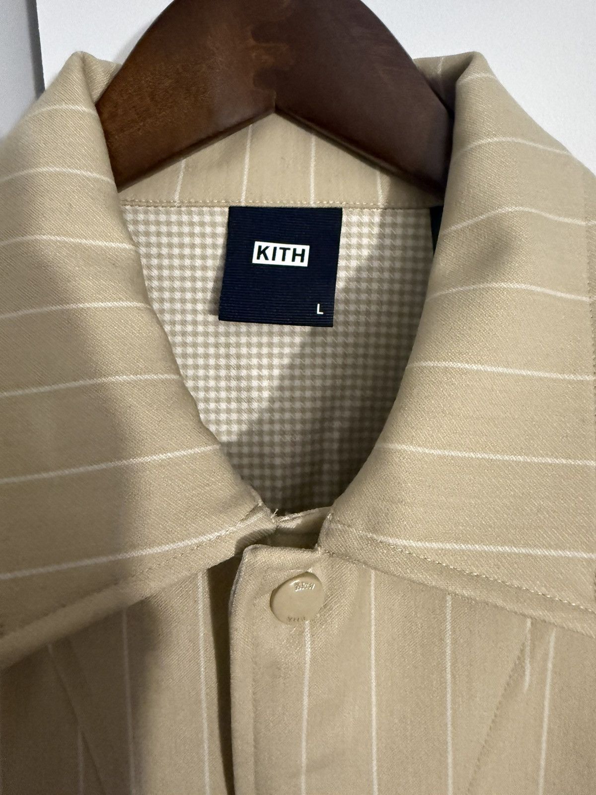 Kith Kith Pinstripe Woodpoint Shooting Shirt Size US L / EU 52-54 / 3 - 4 Thumbnail
