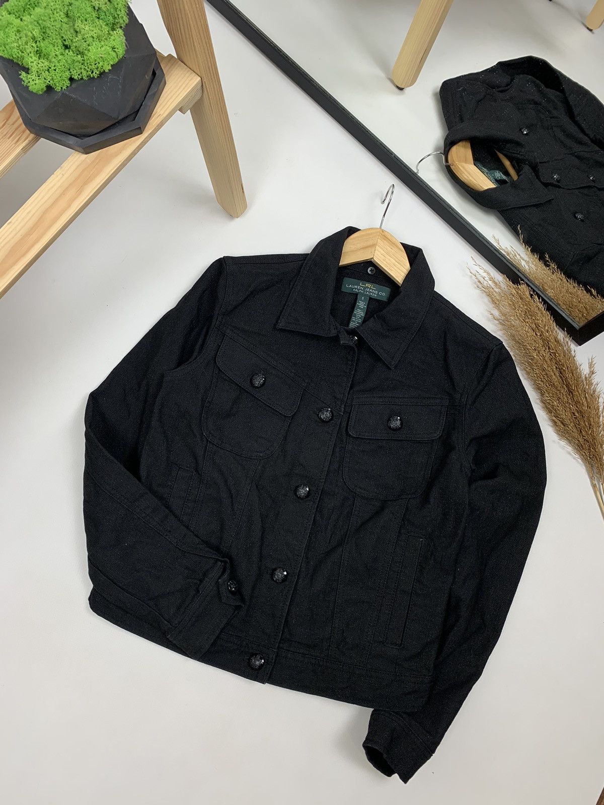 Designer × Lauren Ralph Lauren × RRL Ralph Lauren Lauren Ralph Lauren LRL Diamond Denim Jacket Size S / US 4 / IT 40 - 5 Thumbnail