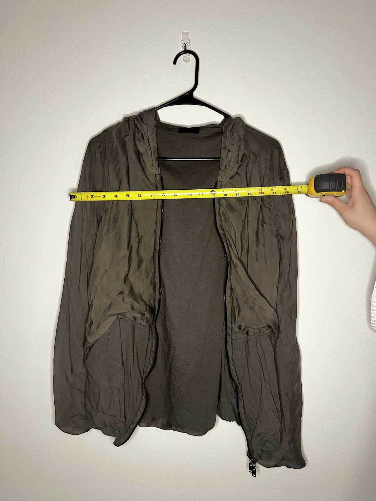 Lanvin Lanvin Silk Overlay Hoodie Jacket Size US XL / EU 56 / 4 - 7 Thumbnail