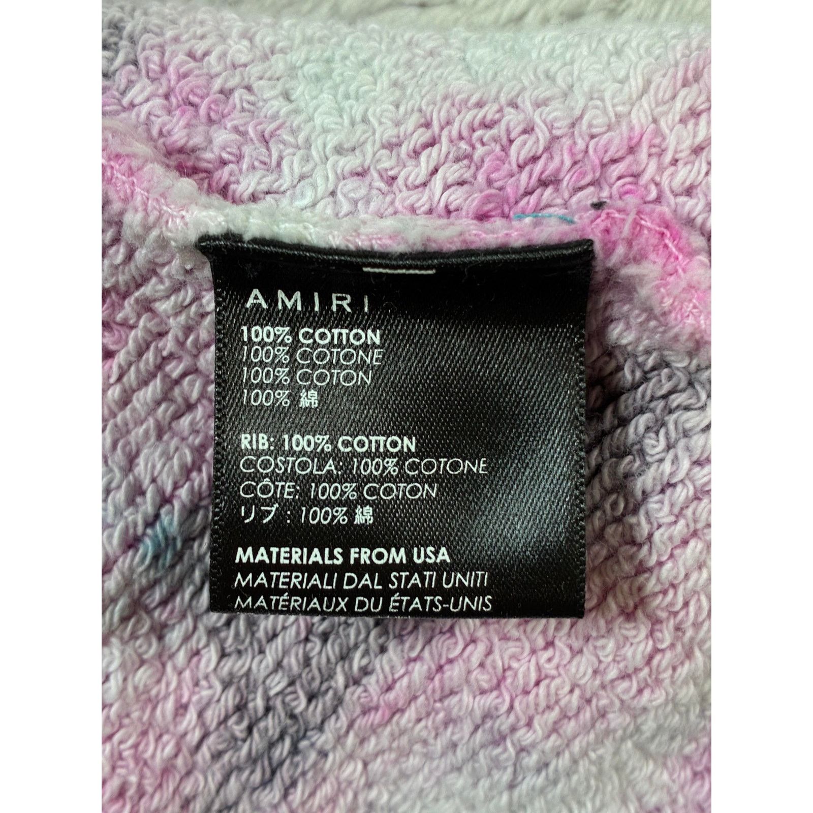 Amiri Amiri Skull Distressed Purple & Blue Tie Dye Crewneck Size US XL / EU 56 / 4 - 4 Thumbnail