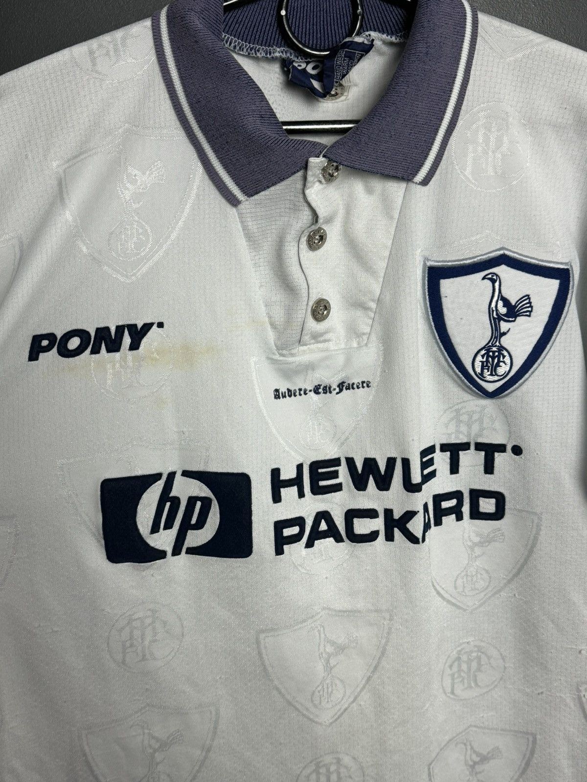 PONY Tottenham Hotspur 95/97 Home Football Jersey Size US M / EU 48-50 / 2 - 2 Thumbnail