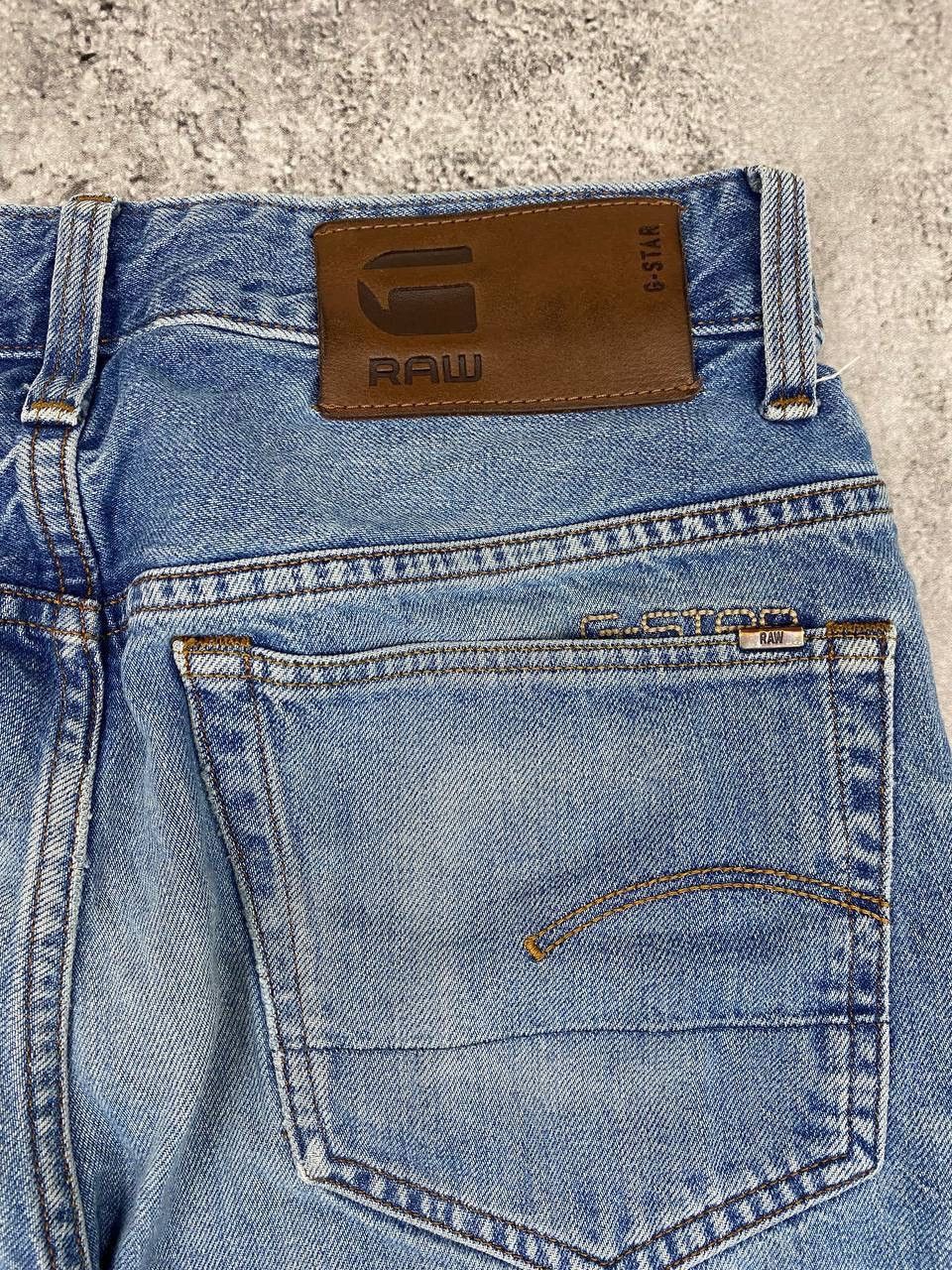 G-Star G-Star Raw 3301 Loose Men Denim Jeans Blue Straight Fit W29 Size US 29 - 3 Thumbnail