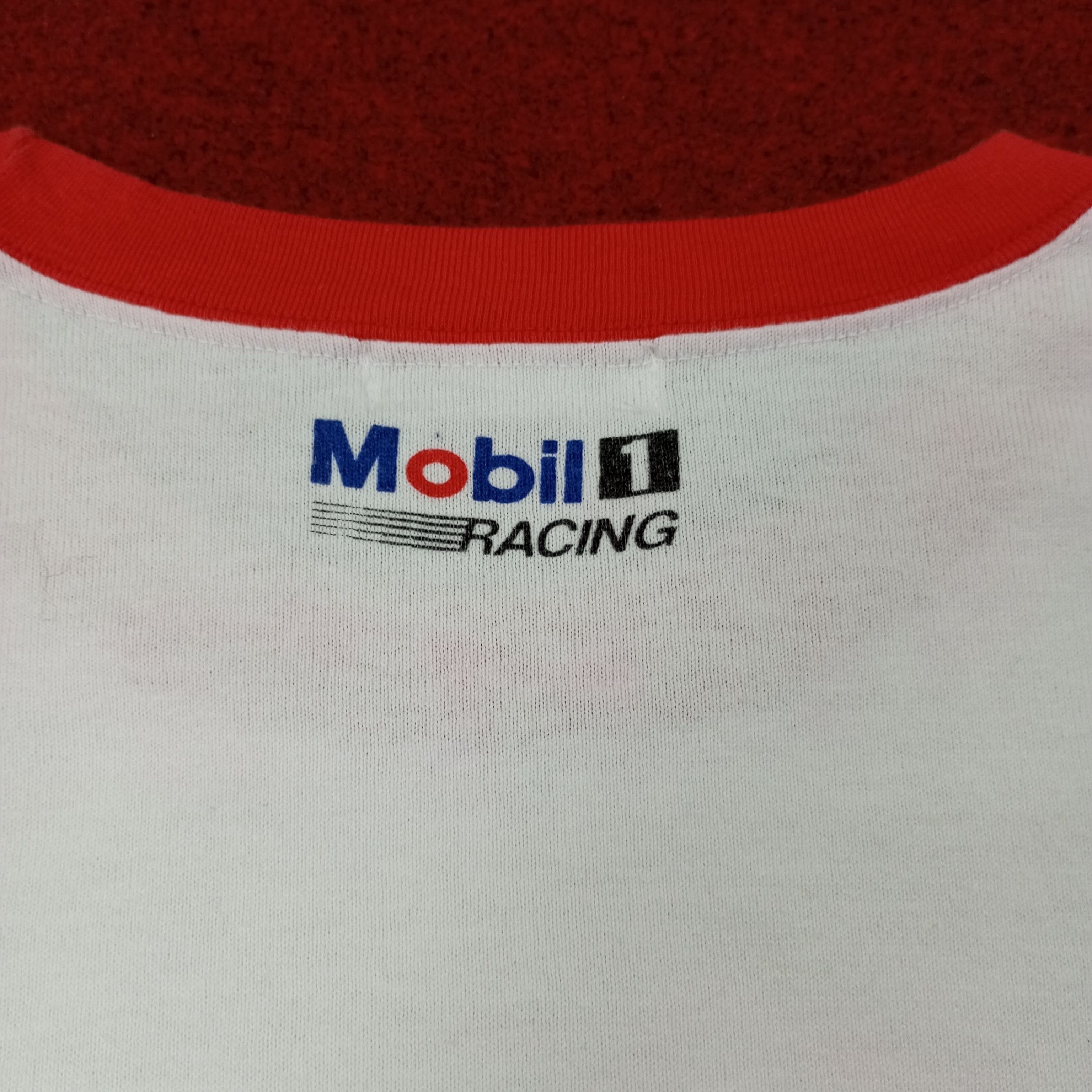 Issey Miyake Issey Miyake Mobil 1 Racing Japanese Designer Tshirt c239n35 Size US L / EU 52-54 / 3 - 6 Thumbnail