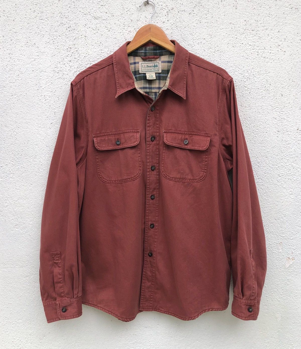 L.L. Bean VTG L.L. Bean Long Sleeve Casual Button-Down Shirts Jacket Size US XL / EU 56 / 4 - 1 Thumbnail